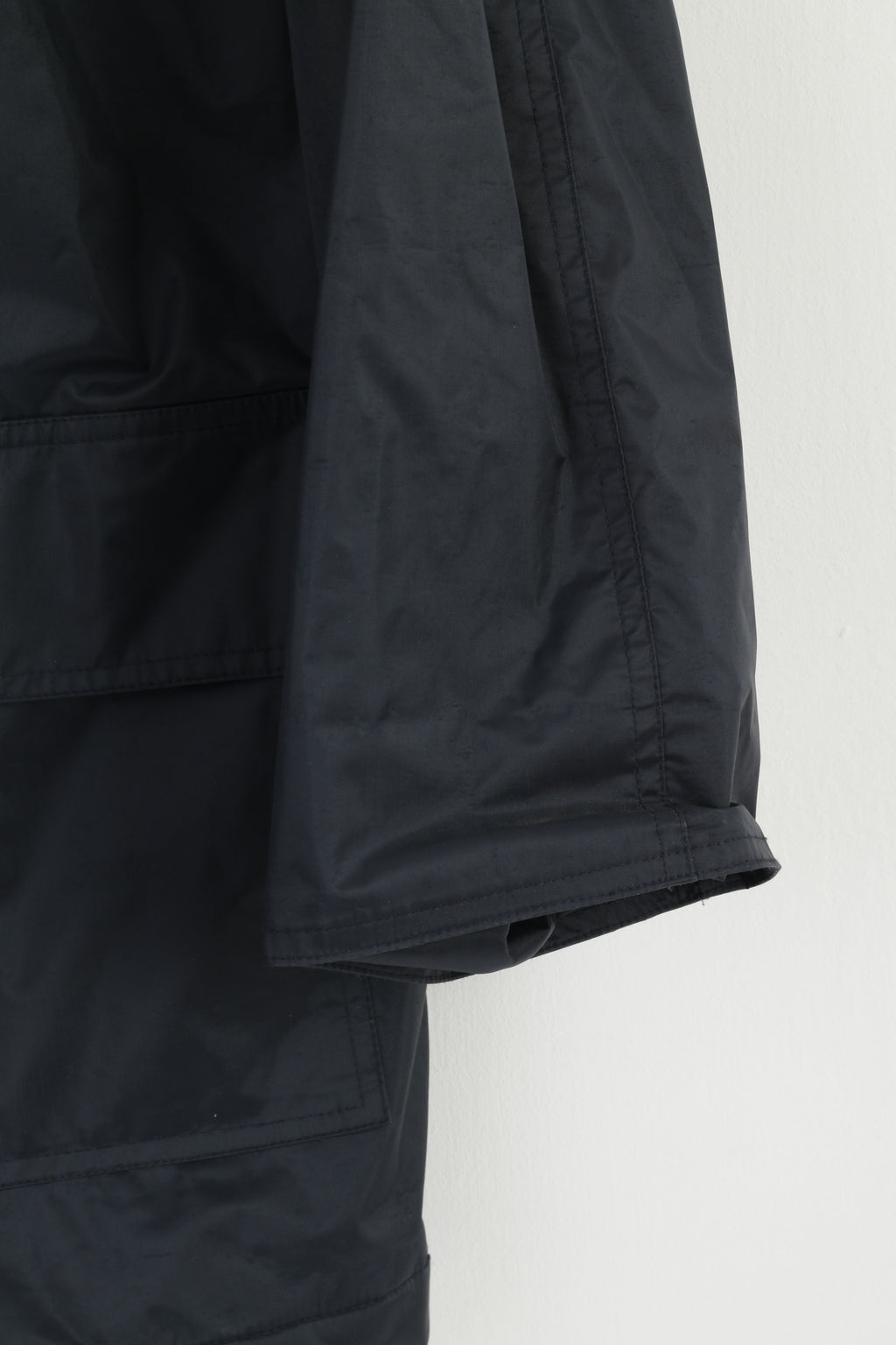 Gina Benotti Sport Women L Jacket Navy Blue Nylon Full Zipper Waterproof Top