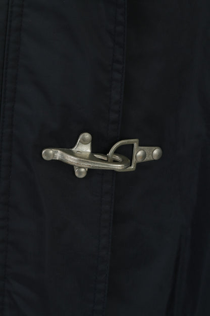 Gina Benotti Sport Women L Jacket Navy Blue Nylon Full Zipper Waterproof Top