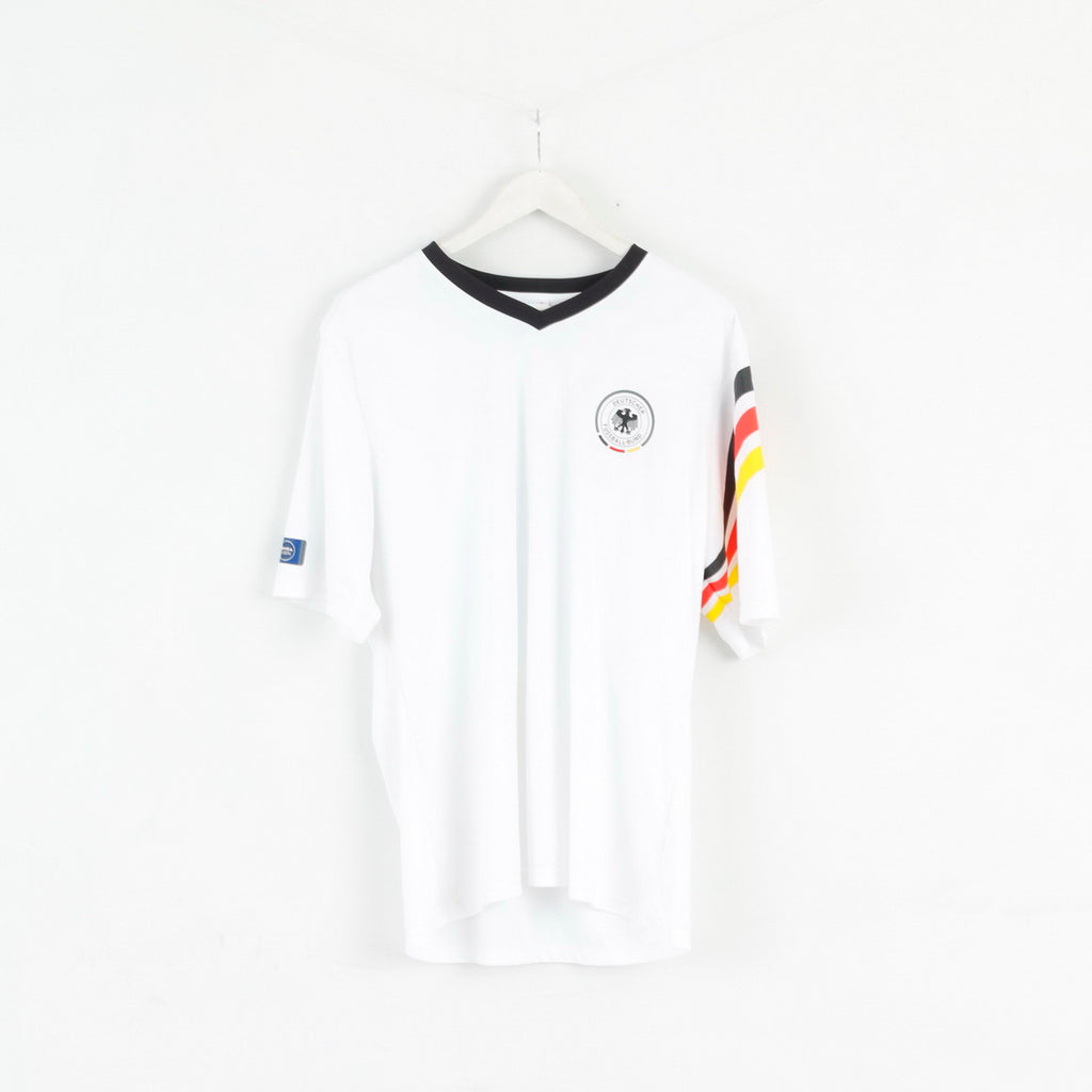 Adidas Deutscher Fussball Bund Mens XL Shirt White Jogis Joker 14 fur Rio Football Jersey