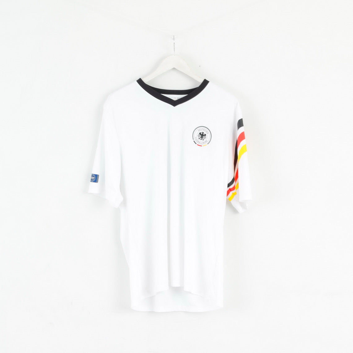 Adidas Deutscher Fussball Bund Mens XL Shirt White Jogis Joker 14 fur Rio Football Jersey