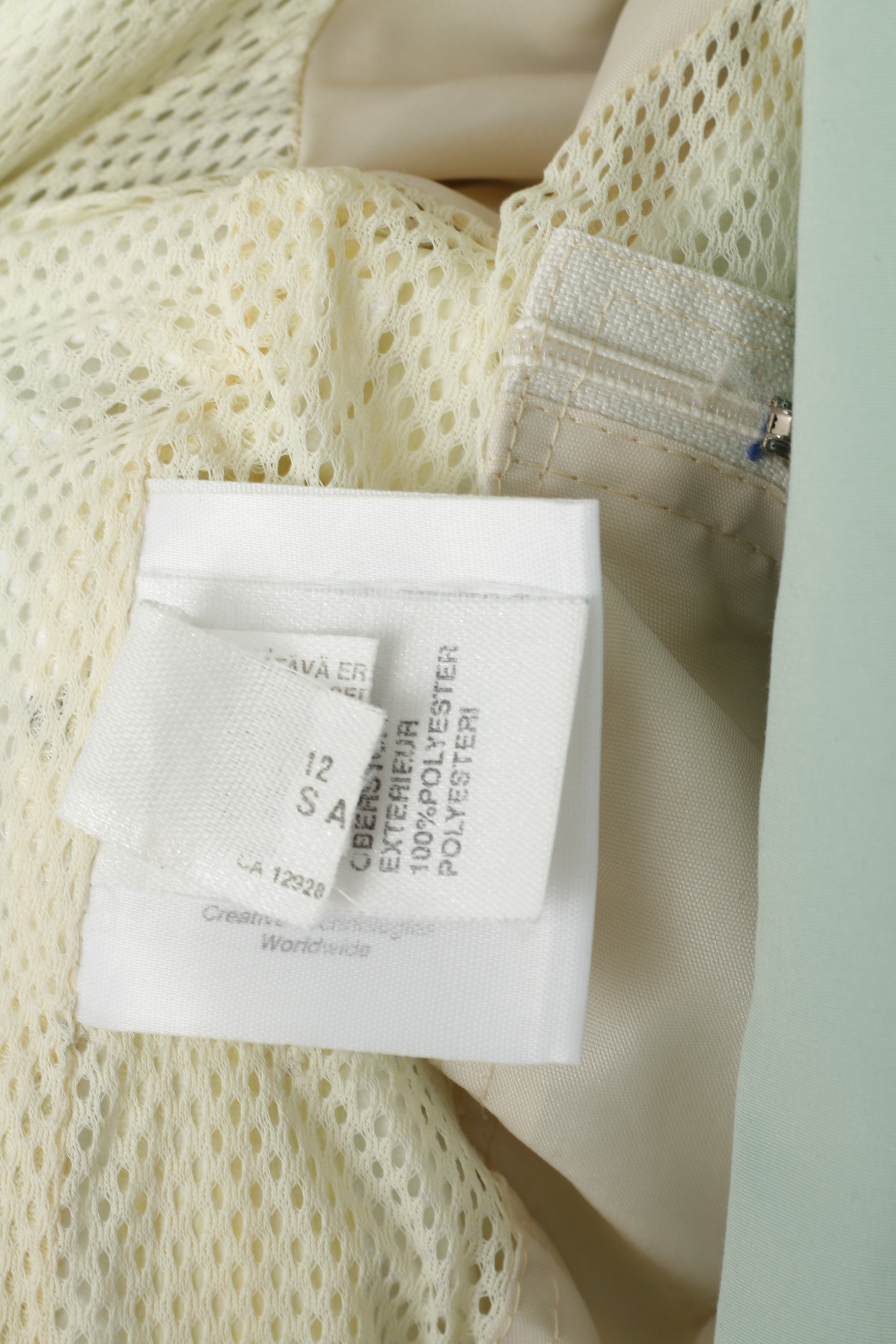 Skila Femmes 12 M Veste Menthe Gore-Tex Fermeture Éclair Complète À Capuche Vintage Oversize Parka