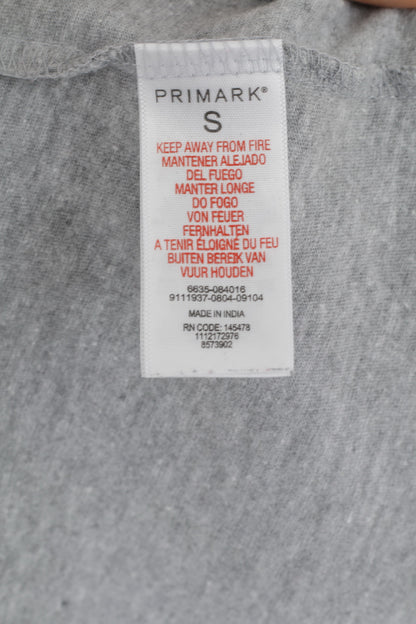 T-shirt Primark da uomo S in cotone grigio Call Of Duty Graphic Basic Top