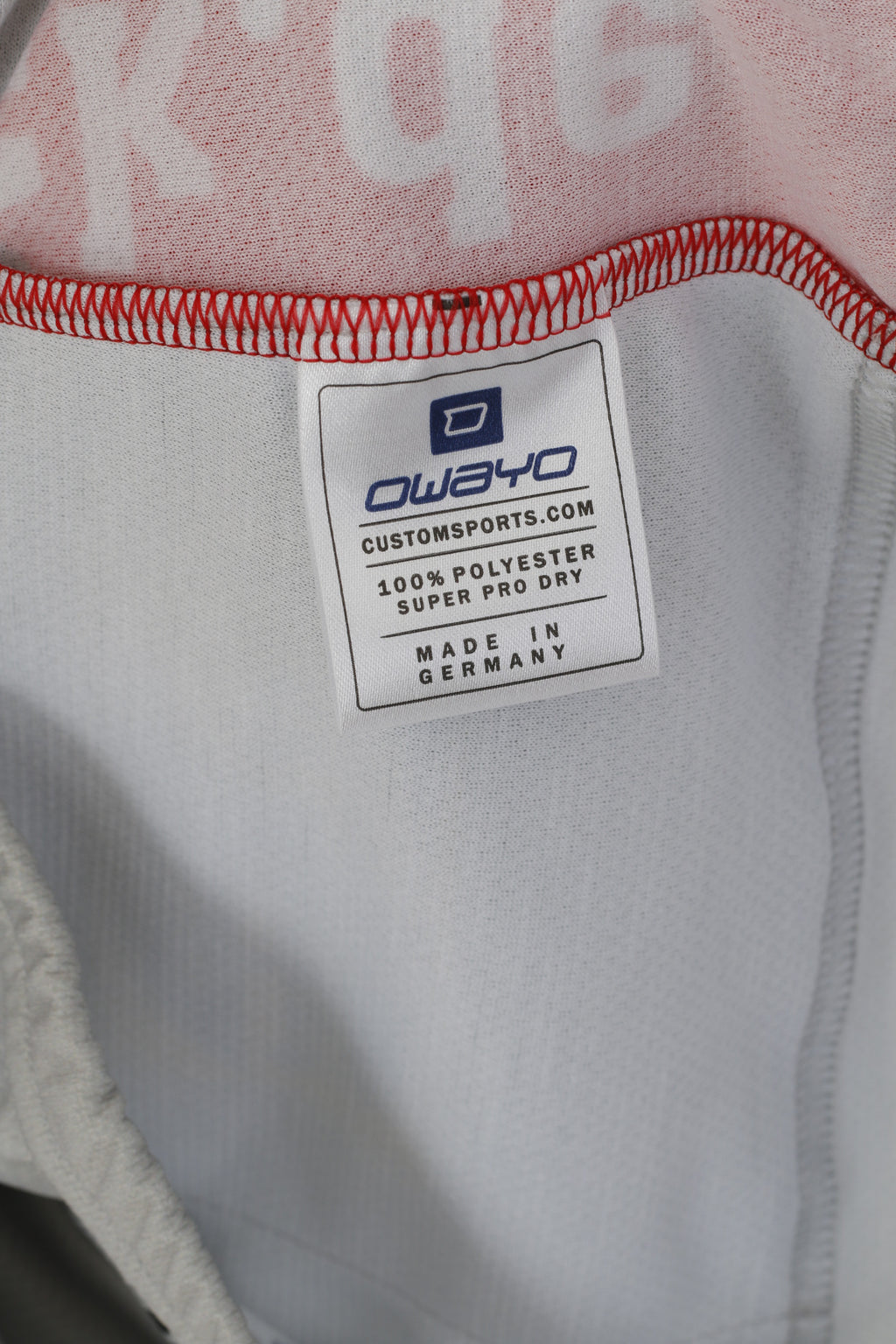 Owayo Men L Cycling Shirt Grey Zip Neck Germany Sportswear Bike Jersey Top