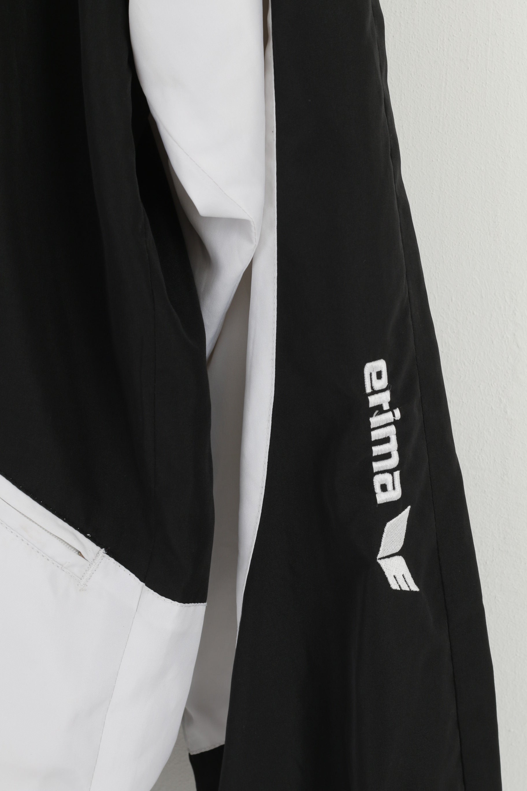 Erima Men 44/46 L Jacket Black Full Zipper F.C.C. Football Lightweight Active Top