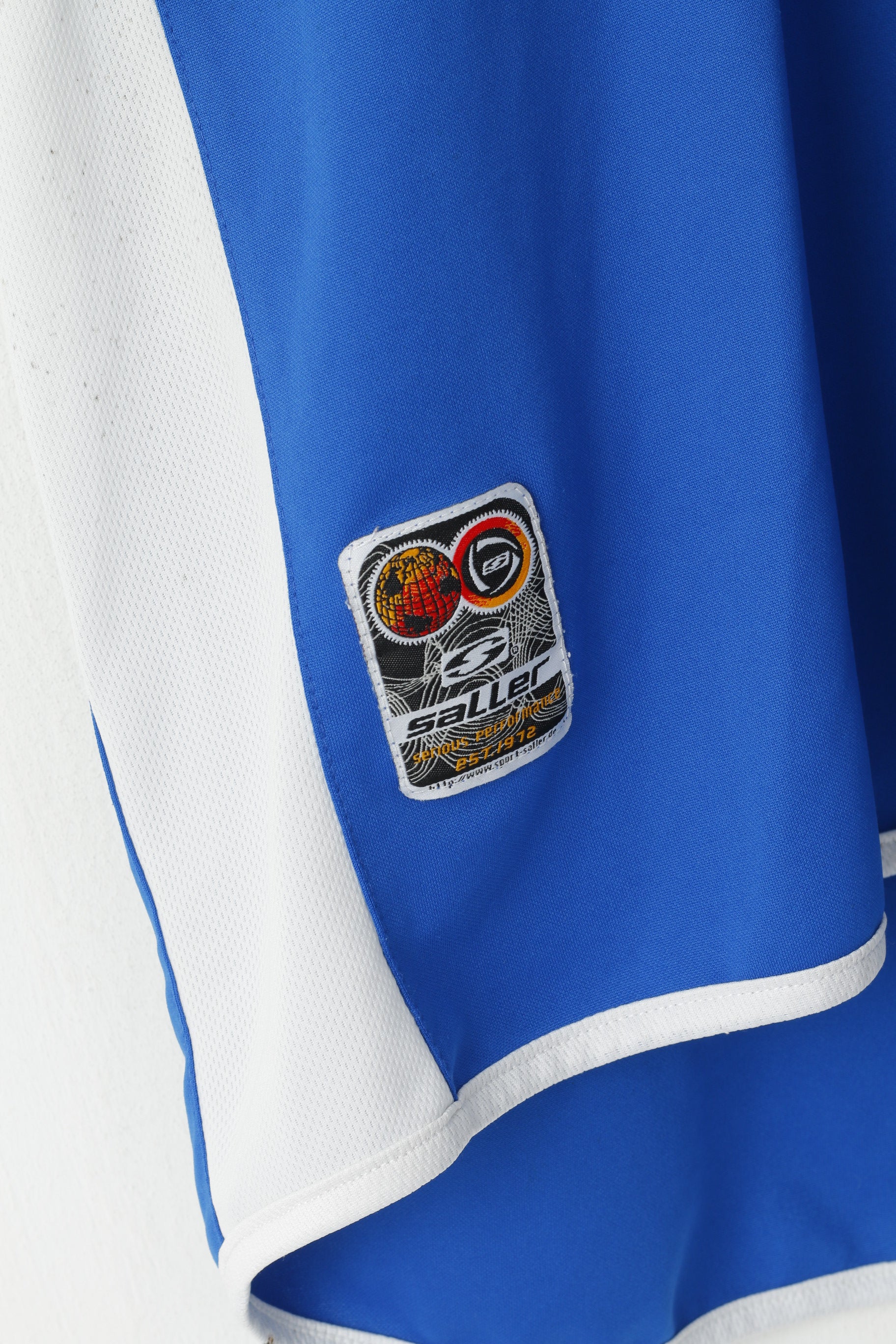 Saller Hommes XXL Chemise Bleu Burgaltendorf Essen Football Vintage Jersey Top