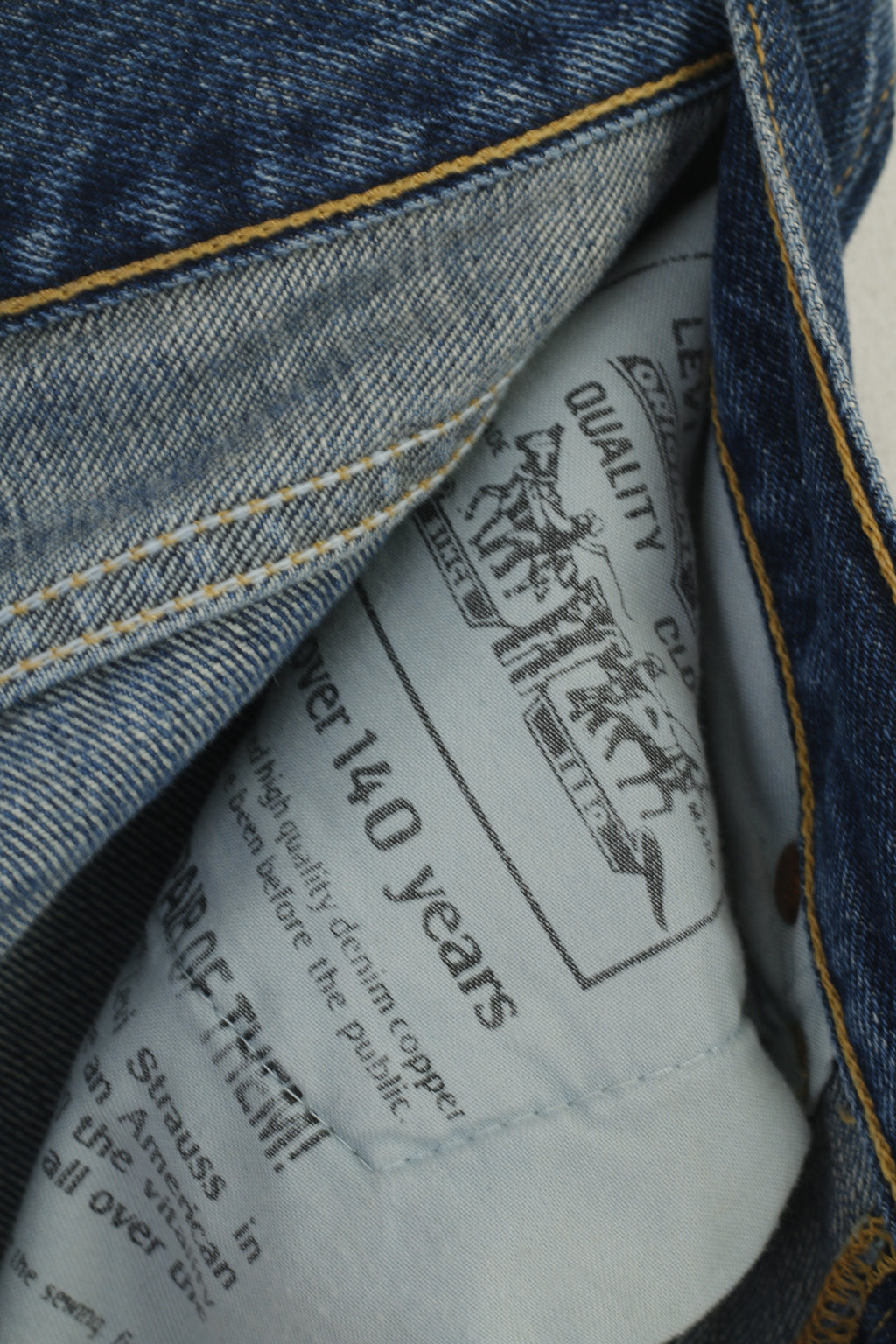 Levi's Femme 27 Jeans Pantalon Bleu Marine Denim Coton 525 Bootcut Vintage Pantalon