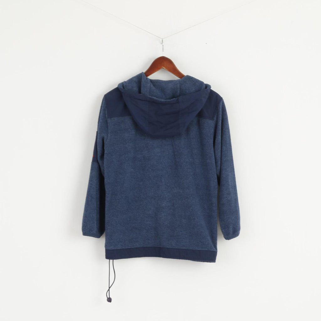 Felpa Ellesse Italia Juniors Youth 152 - 158 Felpa blu scuro con cerniera intera e cappuccio