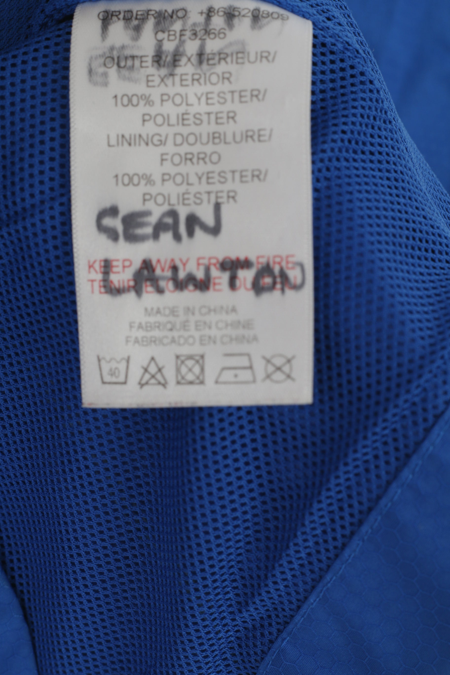 Carbrini Garçons LB 10 Âge Veste Bleu Crewe Alexandra Garçons Football Club Sportswear Haut