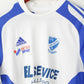 Adidas IFK Hallsberg Men L Shirt White Vintage Football Sportswear Jersey Top