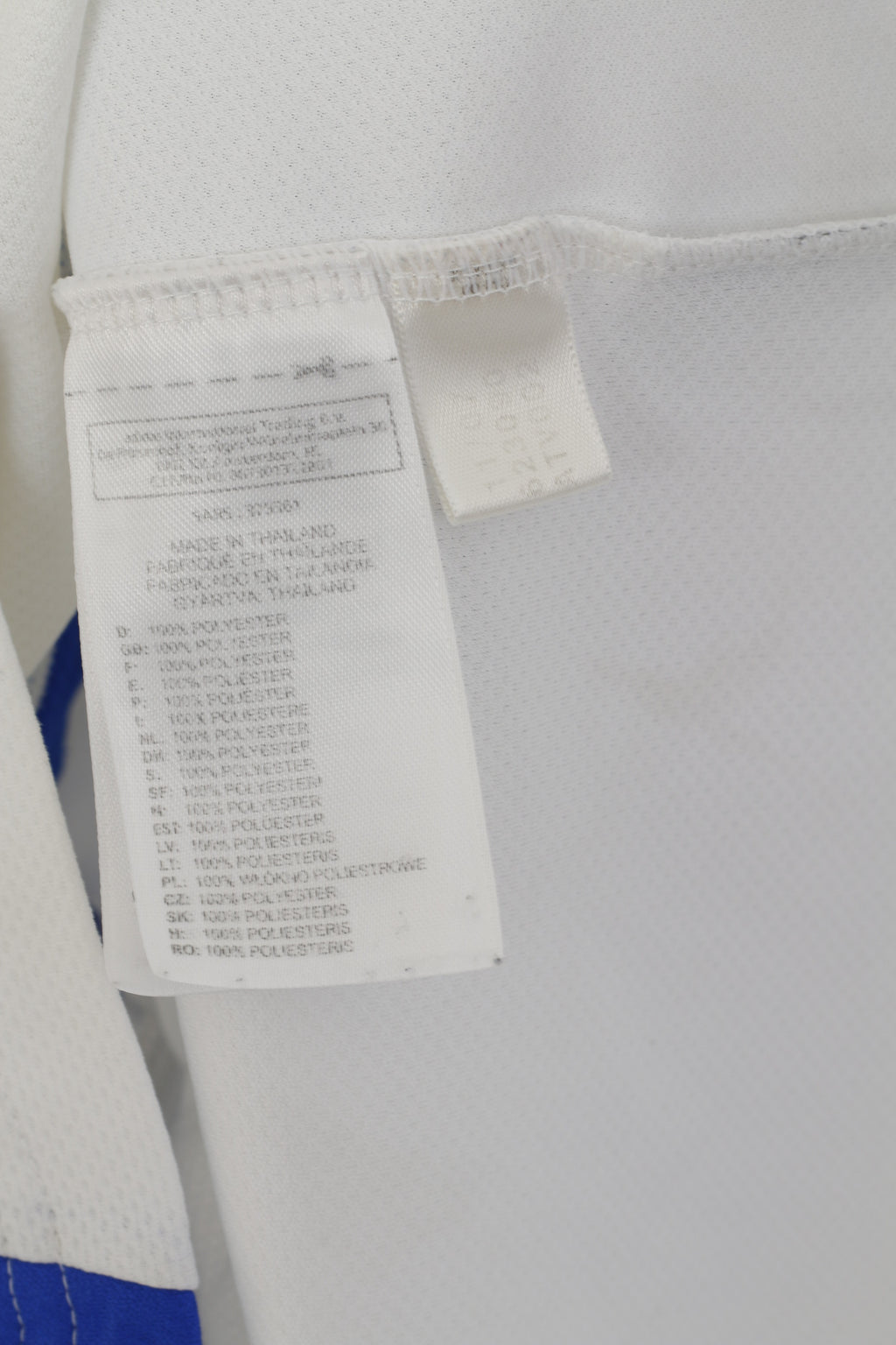 Adidas IFK Hallsberg Uomo L Maglia Bianca Vintage Calcio Sportswear Jersey Top