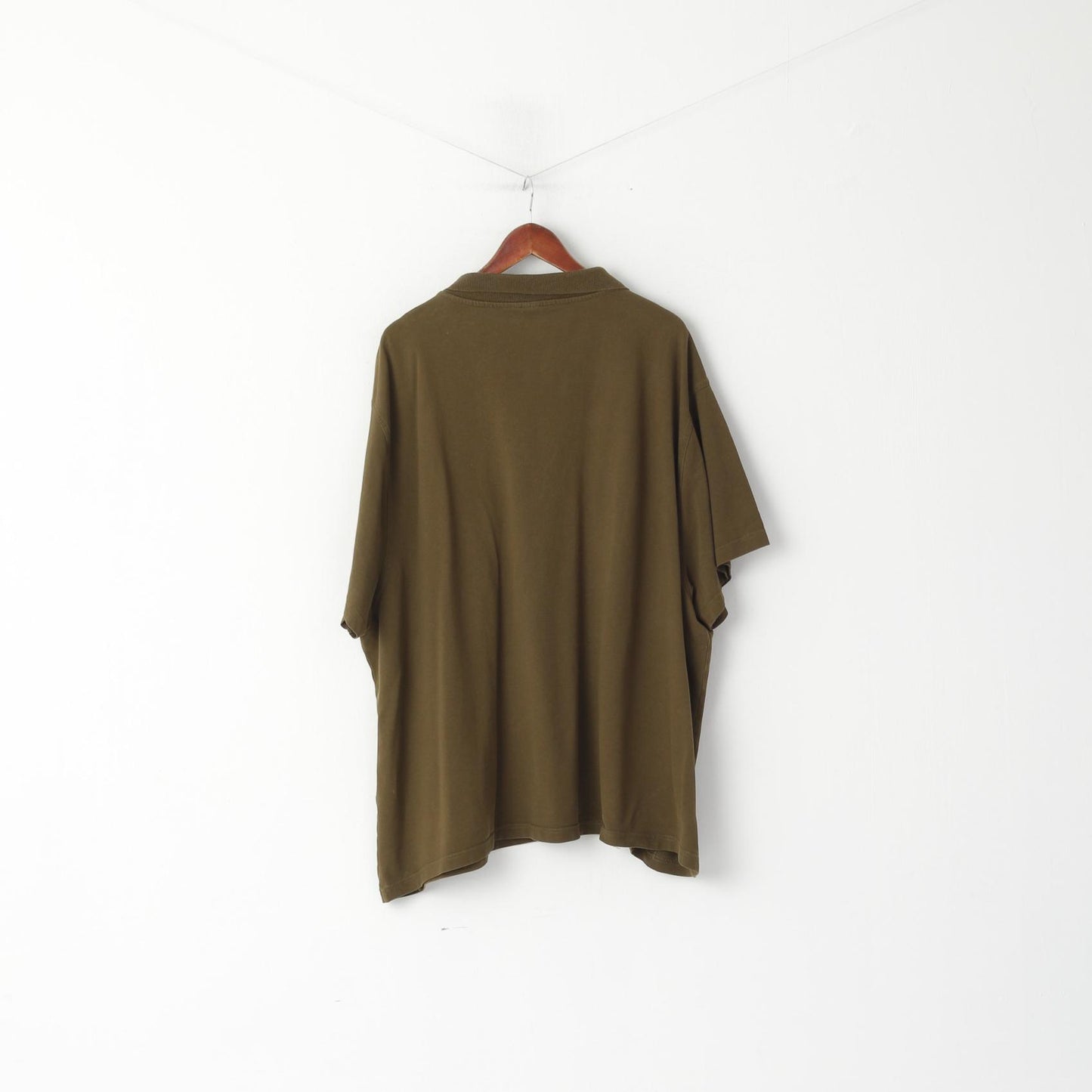 Orbis Trachten Men 5XL Polo Shirt Green Cotton Traditional Short Sleeve Top