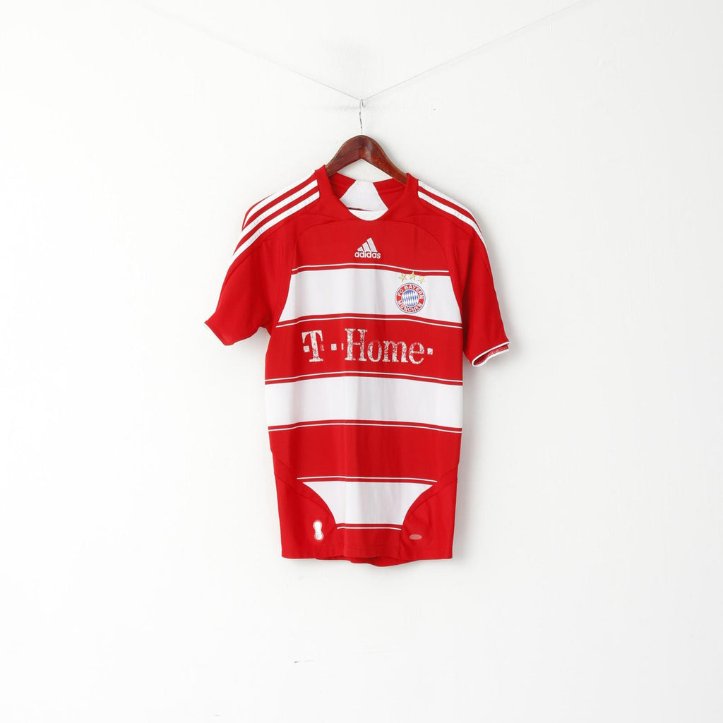 Maglia Adidas Bayern Monaco Ragazzi 16 Età 176 Maglia rossa della squadra di calcio tedesca