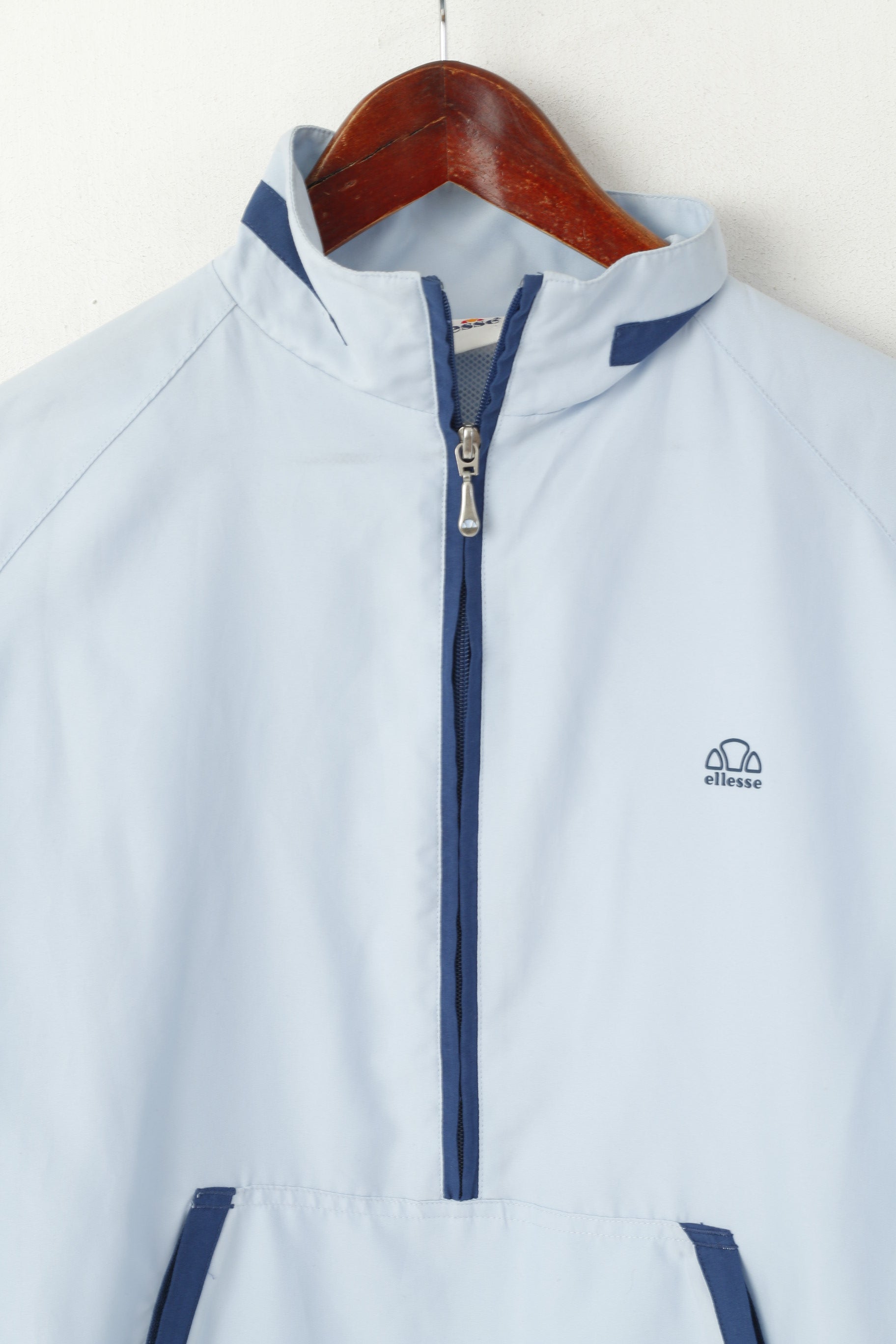 Ellesse Donna 16 38'' M Giacca pullover Blu chiaro Sport Zip Neck Top attivo