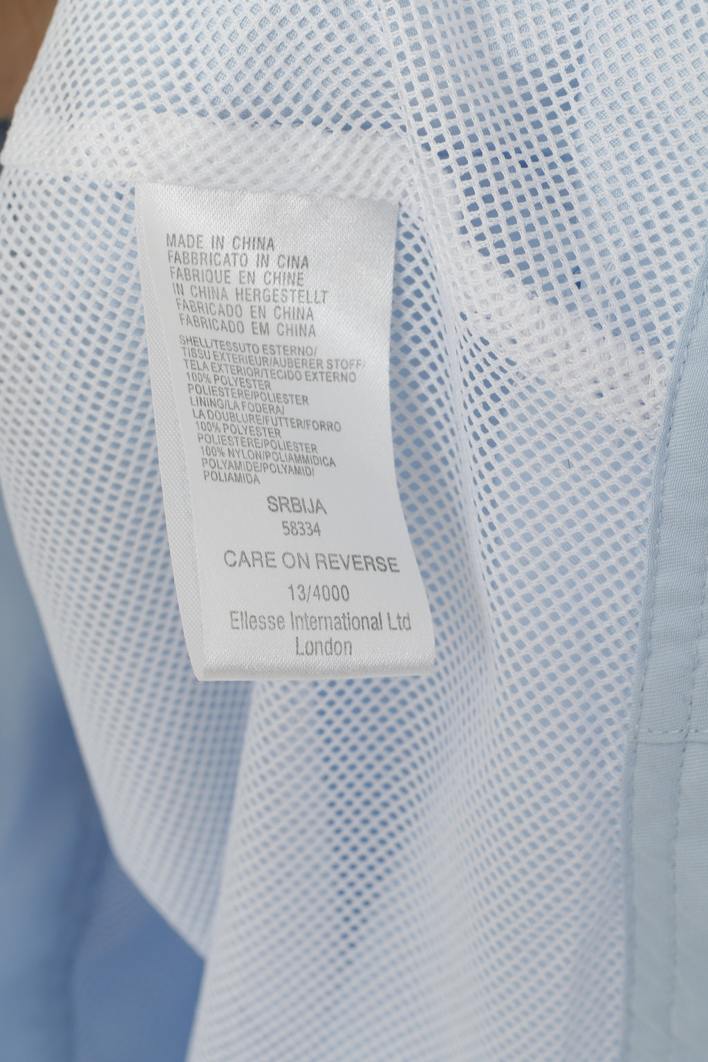 Ellesse Donna 16 38'' M Giacca pullover Blu chiaro Sport Zip Neck Top attivo