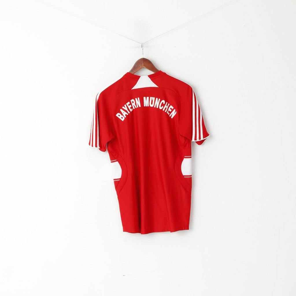 Maglia Adidas Bayern Monaco Ragazzi 16 Età 176 Maglia rossa della squadra di calcio tedesca