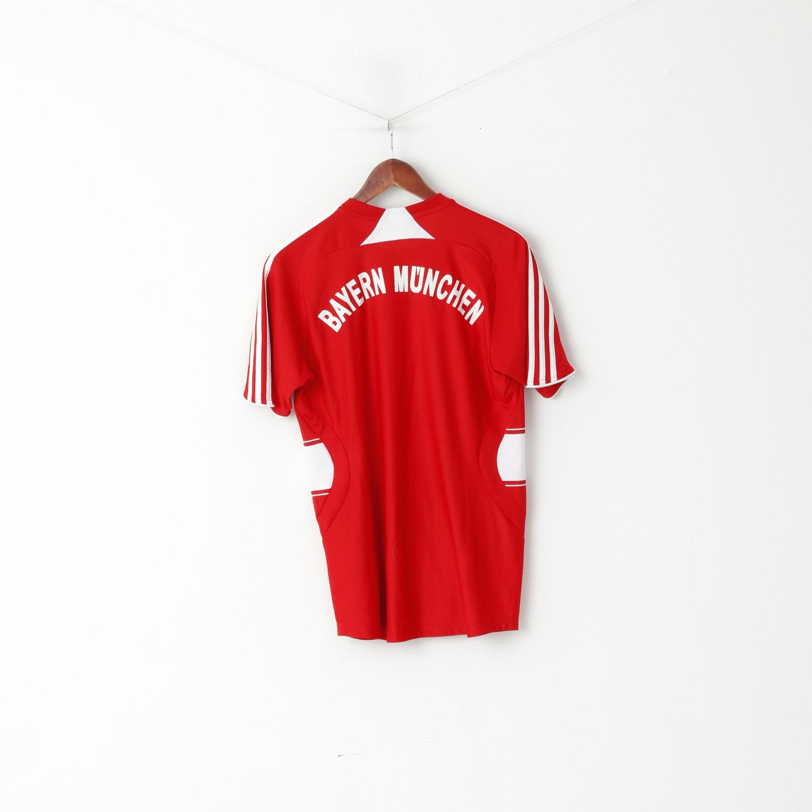 Maglia Adidas Bayern Monaco Ragazzi 16 Età 176 Maglia rossa della squadra di calcio tedesca