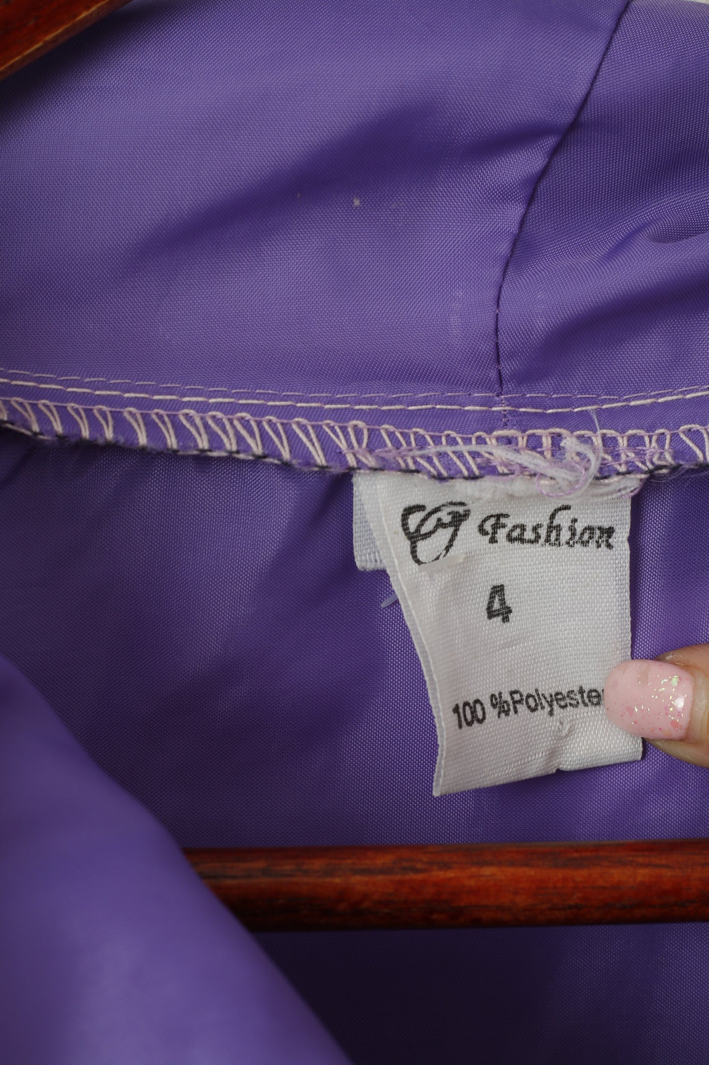 Giacca pullover da uomo moda 4 XL viola vintage con tasca a marsupio Festival Run Top