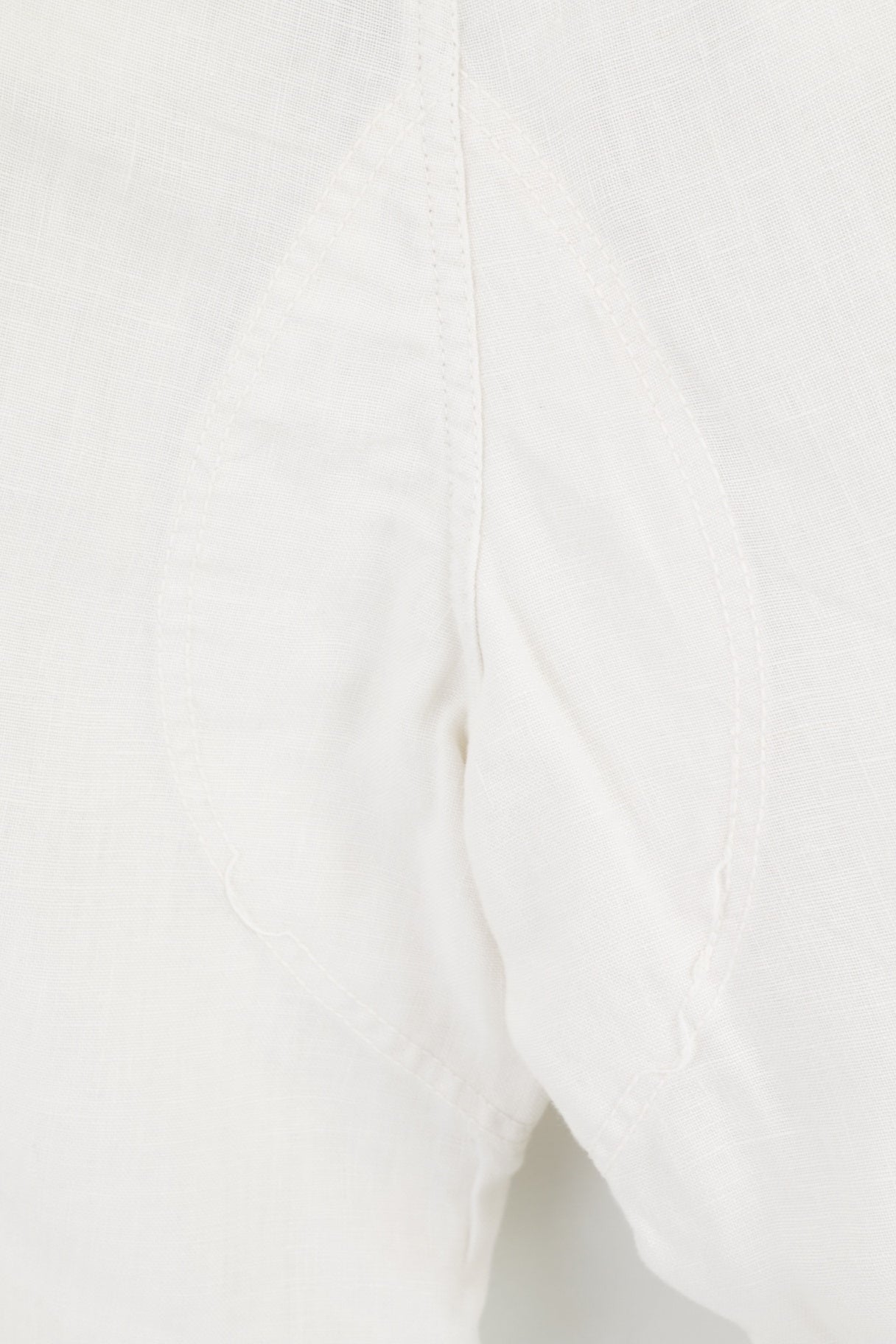 Acquafredda Mens 54 XL Shorts Beige 100% Linen Made in Italy Summer