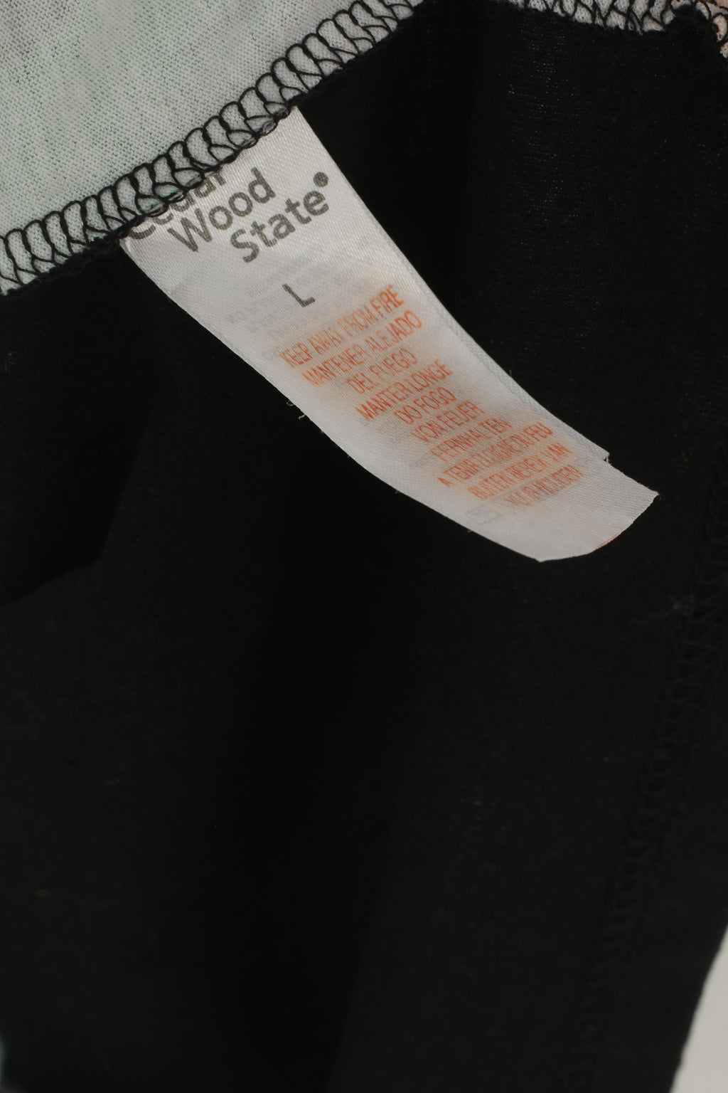 Marvel Comics Men L Polo Shirt Black Cotton Superhero Hulk Spiderman Retro Top