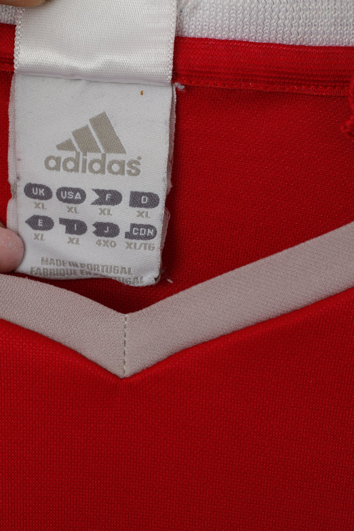 Adidas FC Bayern Munchen Men XL Shirt Red Vintage Football Club Jersey Top