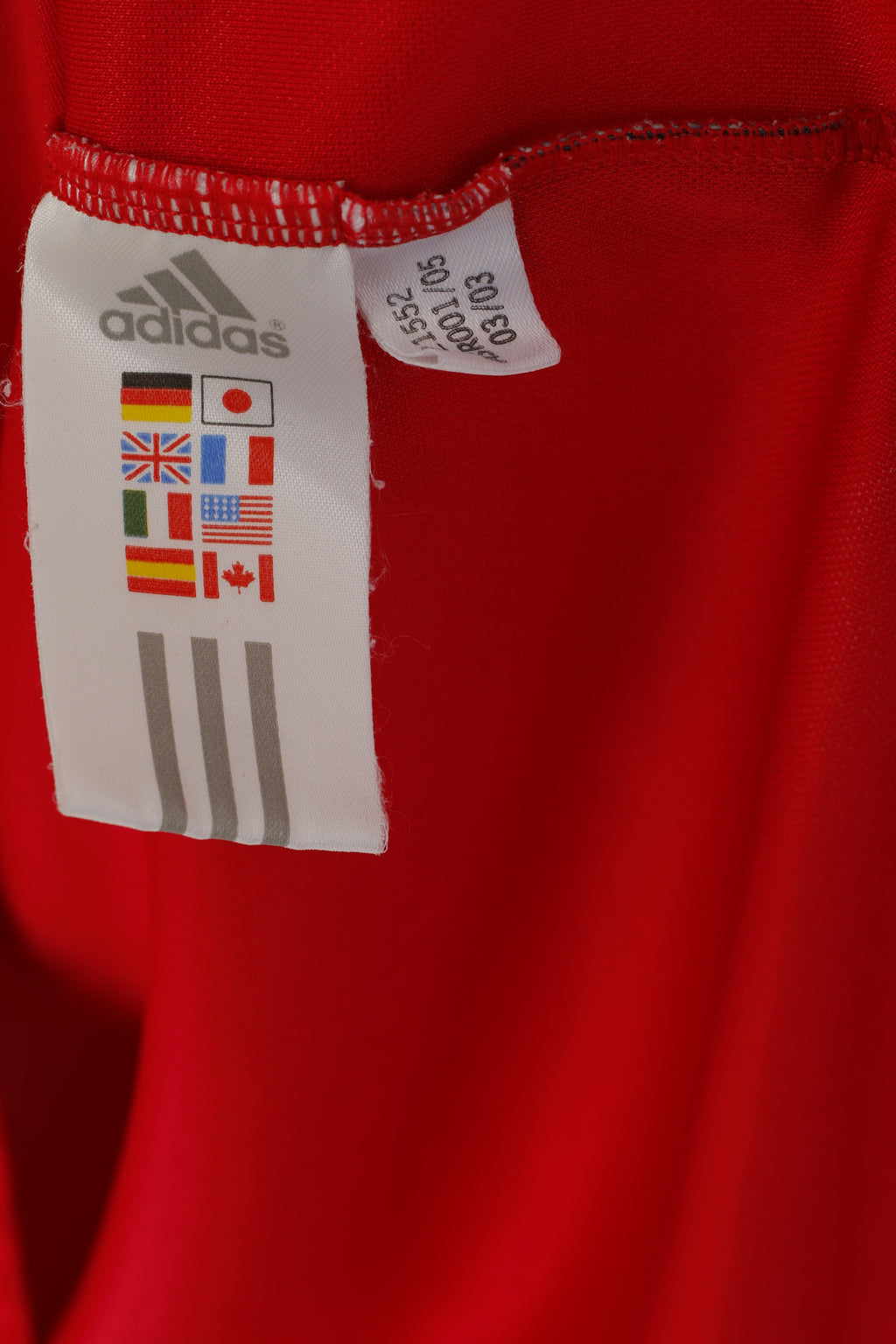 Maglia Adidas FC Bayern Munchen da uomo XL rossa vintage Football Club Jersey