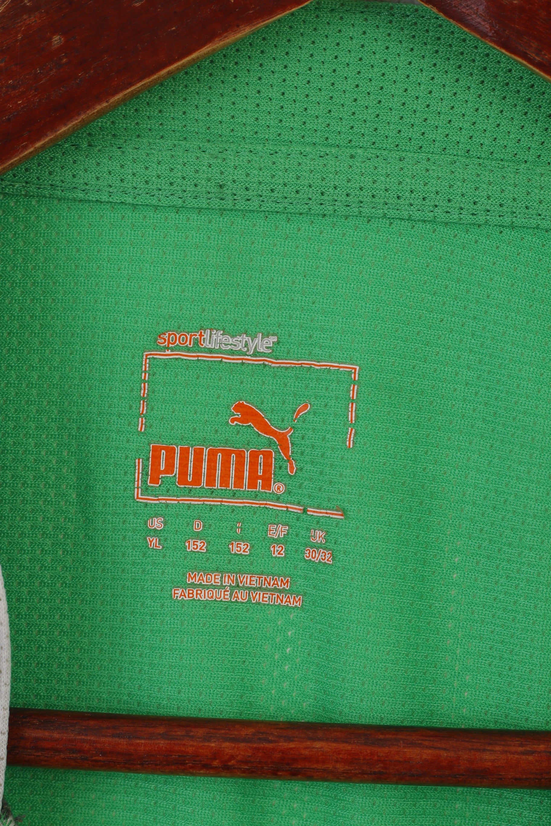 Puma Newcastle United Boys 152 Shirt Vert Manches Longues Football Club Jersey Haut