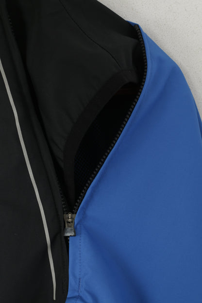 Adidas Men L Jacket Blue Run Manches amovibles Réfléchissant Activewear Top