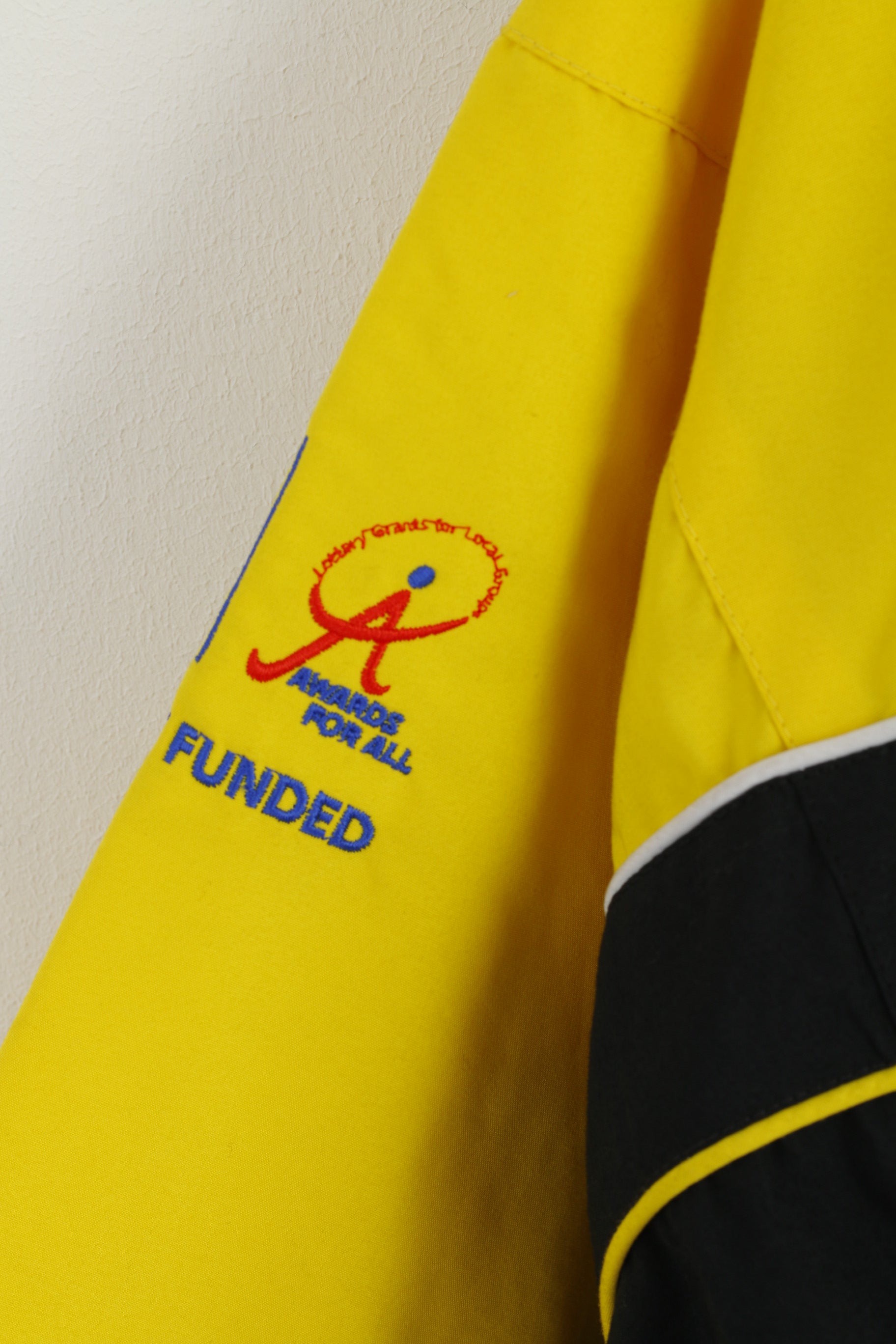 Prostar Femme S 34/36 Veste Jaune Fermeture Éclair Complète Cheerleaders RAMS Haut Unisexe