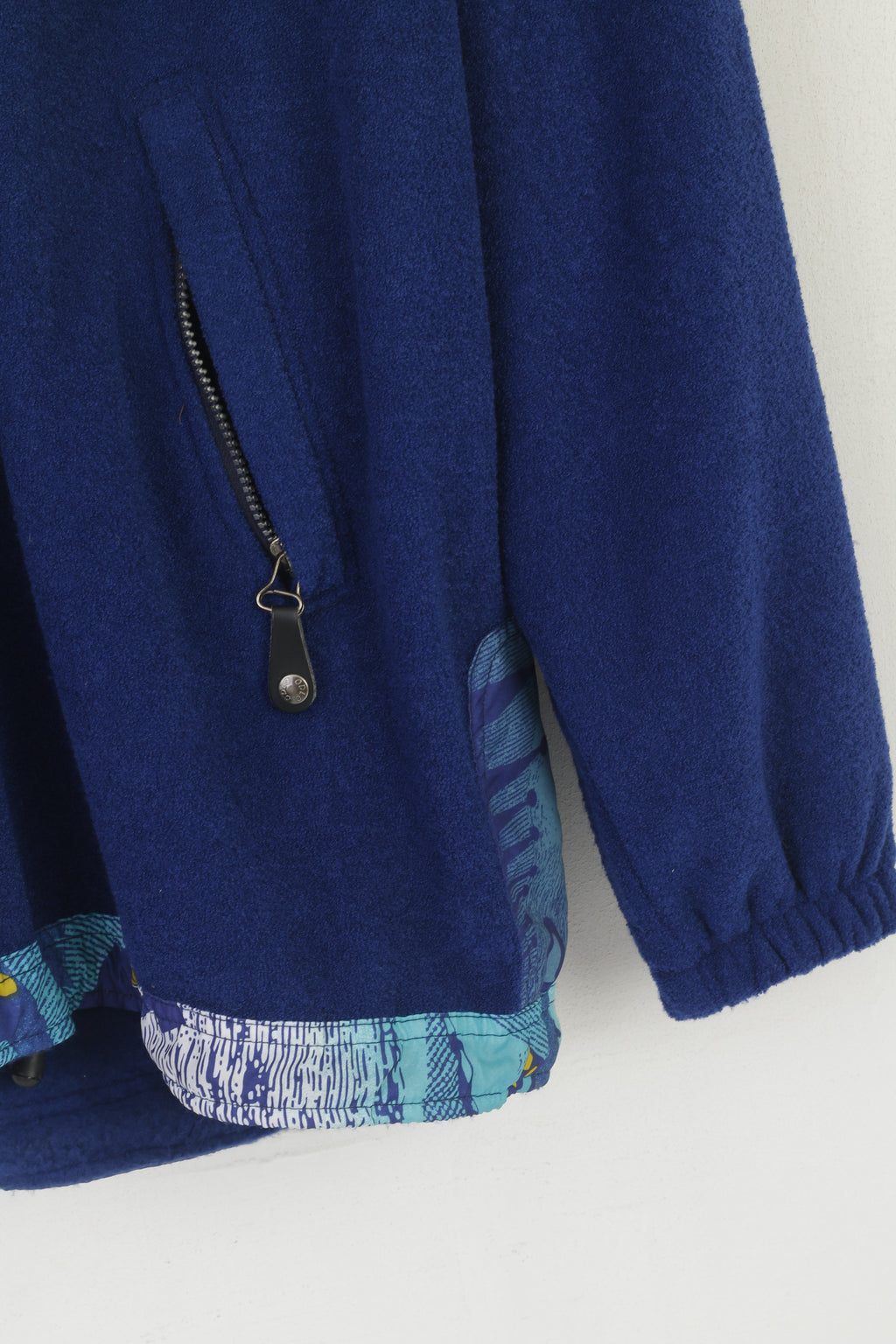 Odlo Men XL 52/54 Fleece Top Navy Vintage Sportswear Functional Tall Sweatshirt