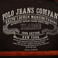 Polo Jeans Ralph Lauren Men XL Shirt Brown Crew Neck Long Sleeve Cotton Graphic Top
