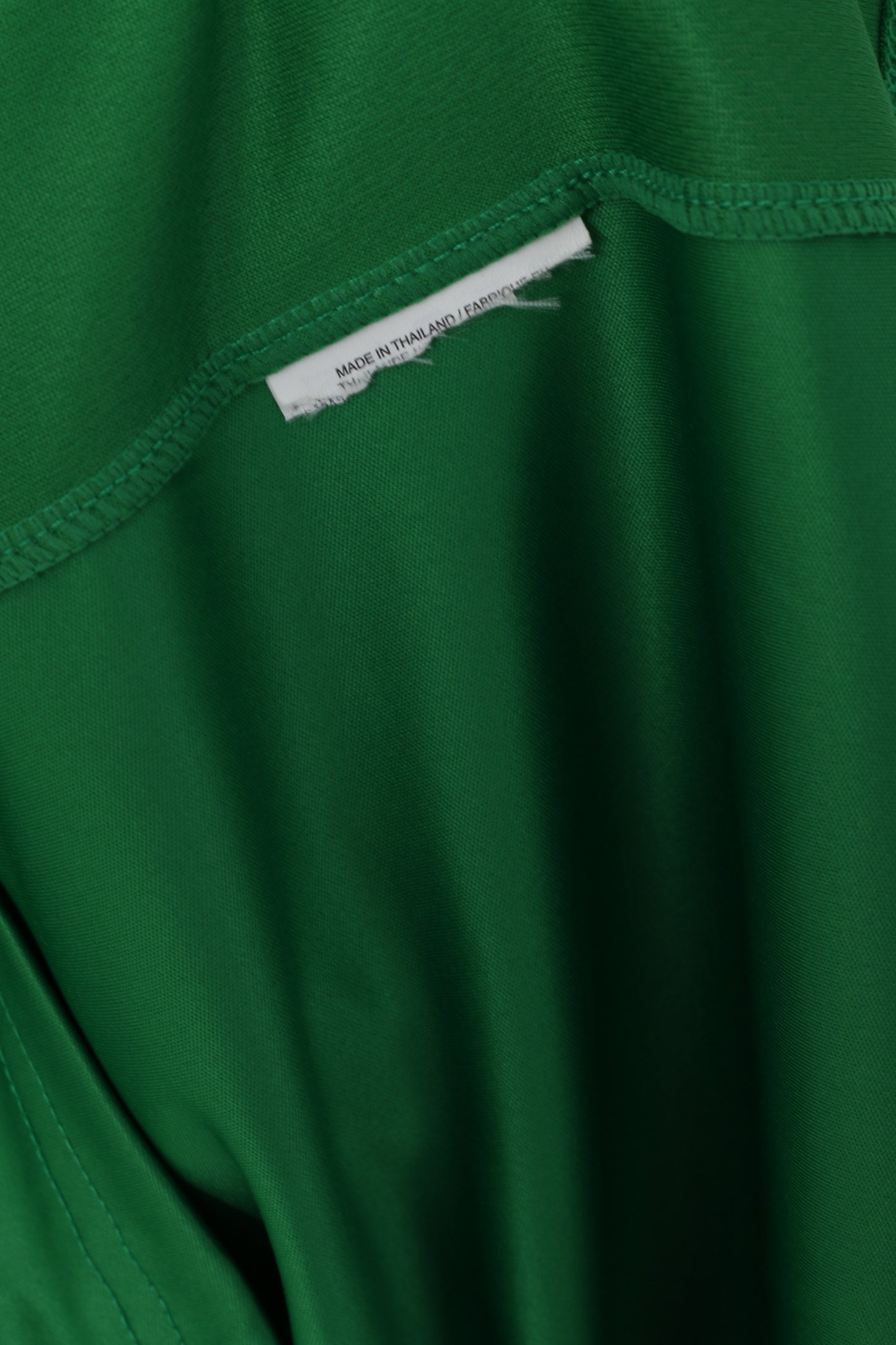 Nike Men L Long Sleeved Shirt Green Vintage Football Activewear Dri-Fit Athlets Top