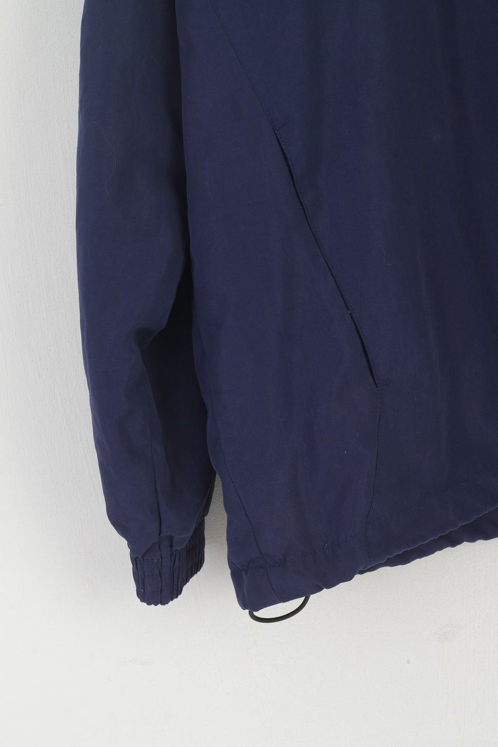 Diadora Men L Jacket Navy Vintage Lightweight Activewear Full Zip Entraînement