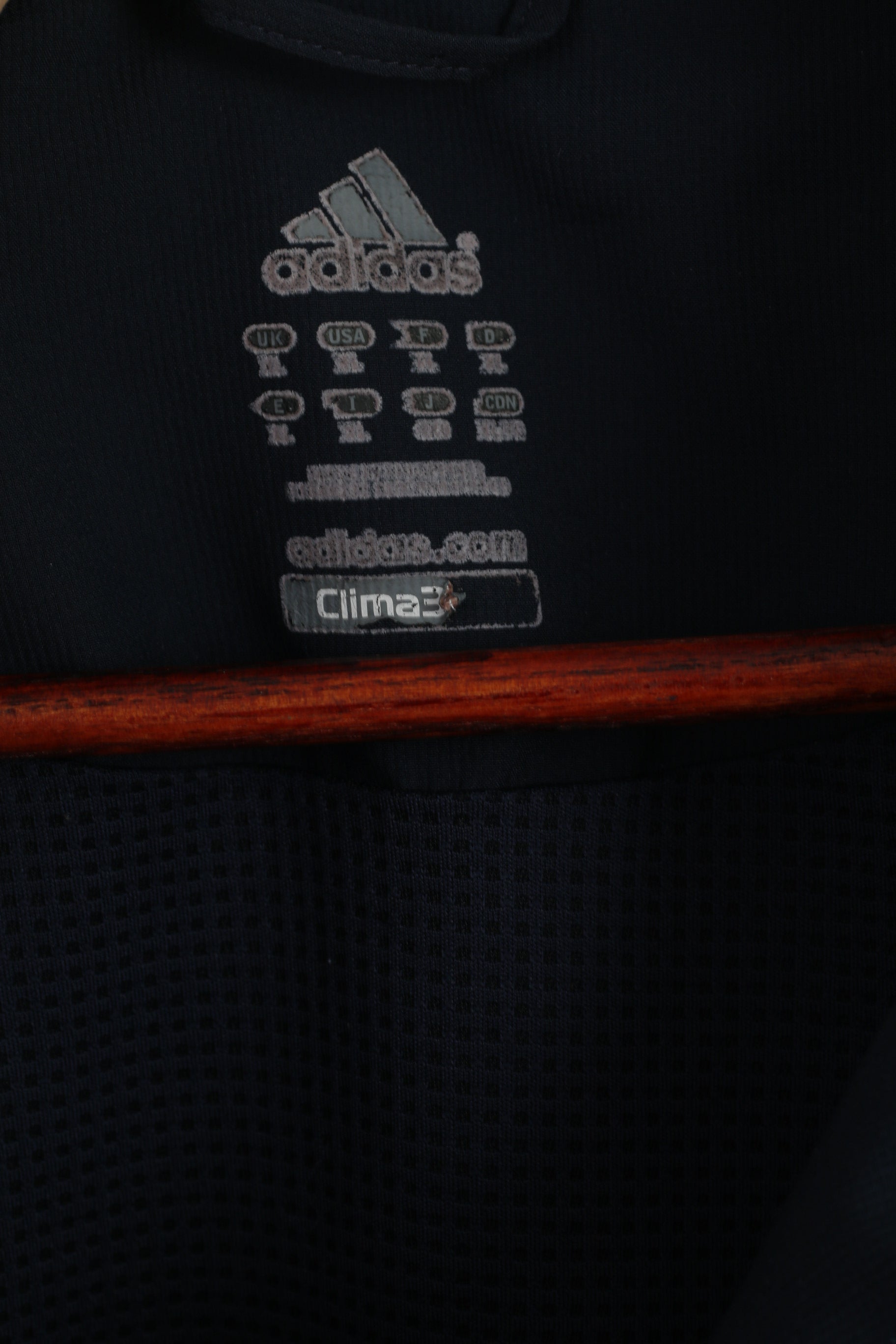 Giacca Adidas da uomo XL blu navy con 3 strisce bomber attivo con cerniera