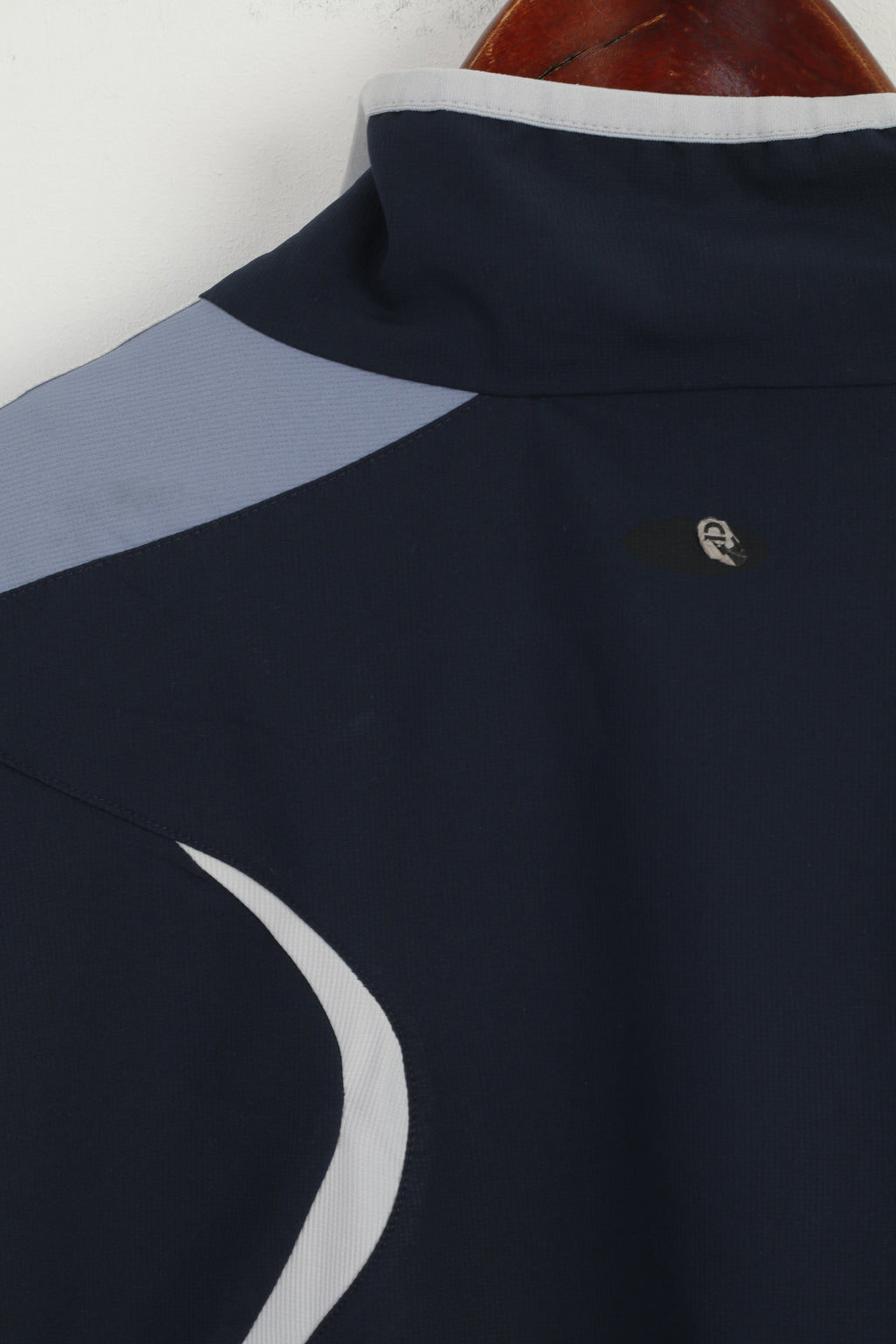 Giacca Adidas da uomo XL blu navy con 3 strisce bomber attivo con cerniera