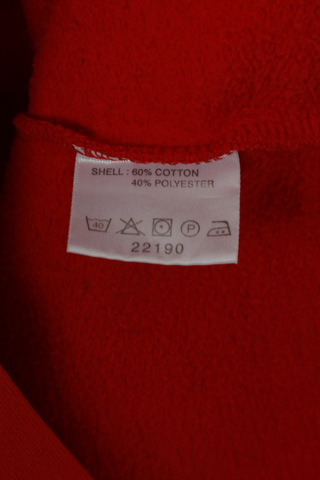 Hummel Men XL Sweatshirt Rouge Coton #12 Sportswear Pull Training Top