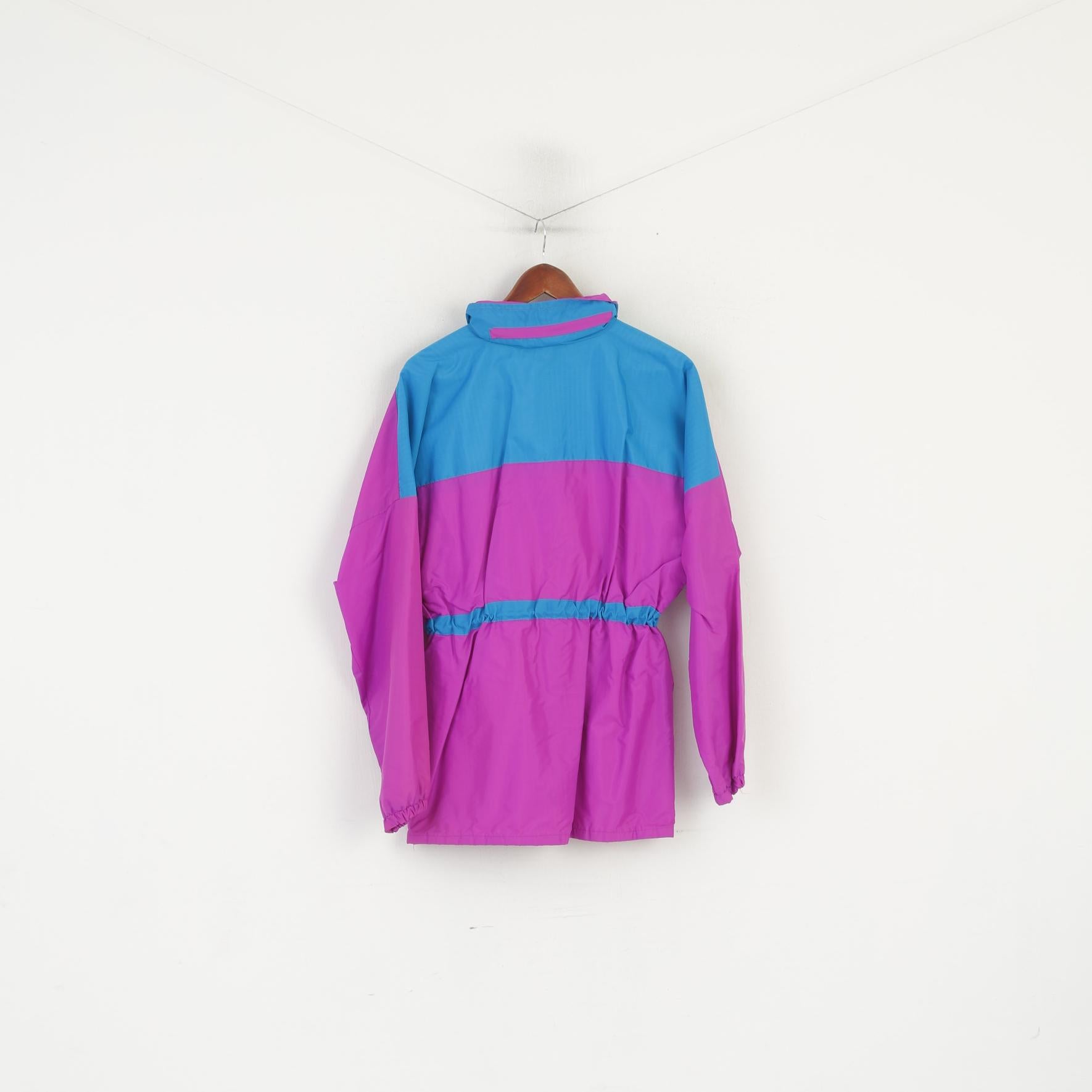 Vintage Men S Jacket Pink Purple Nylon Waterproof Outdoor Festival Parka