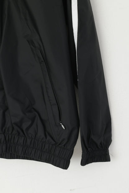 Warner Bros Studio Store Men S Jacket Black Lightweight Zip Up Hidden Hood Top