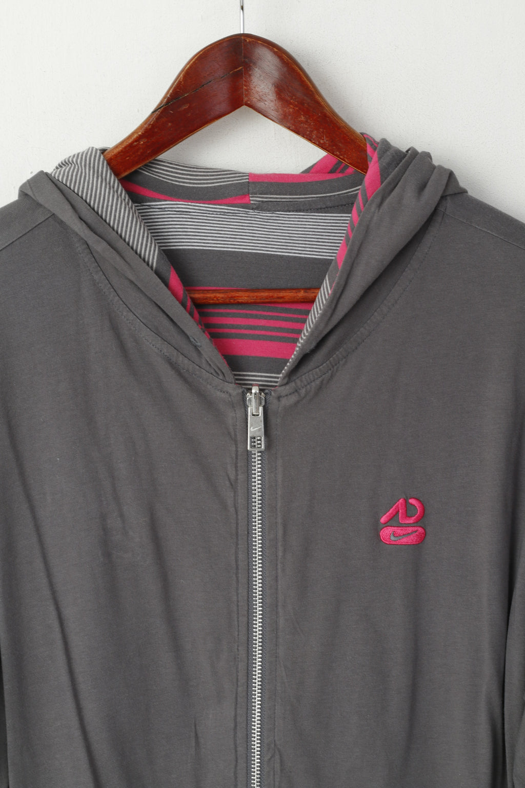 Felpa Nike Athletic Dept da uomo L Felpa grigia in cotone double face con cappuccio sportivo