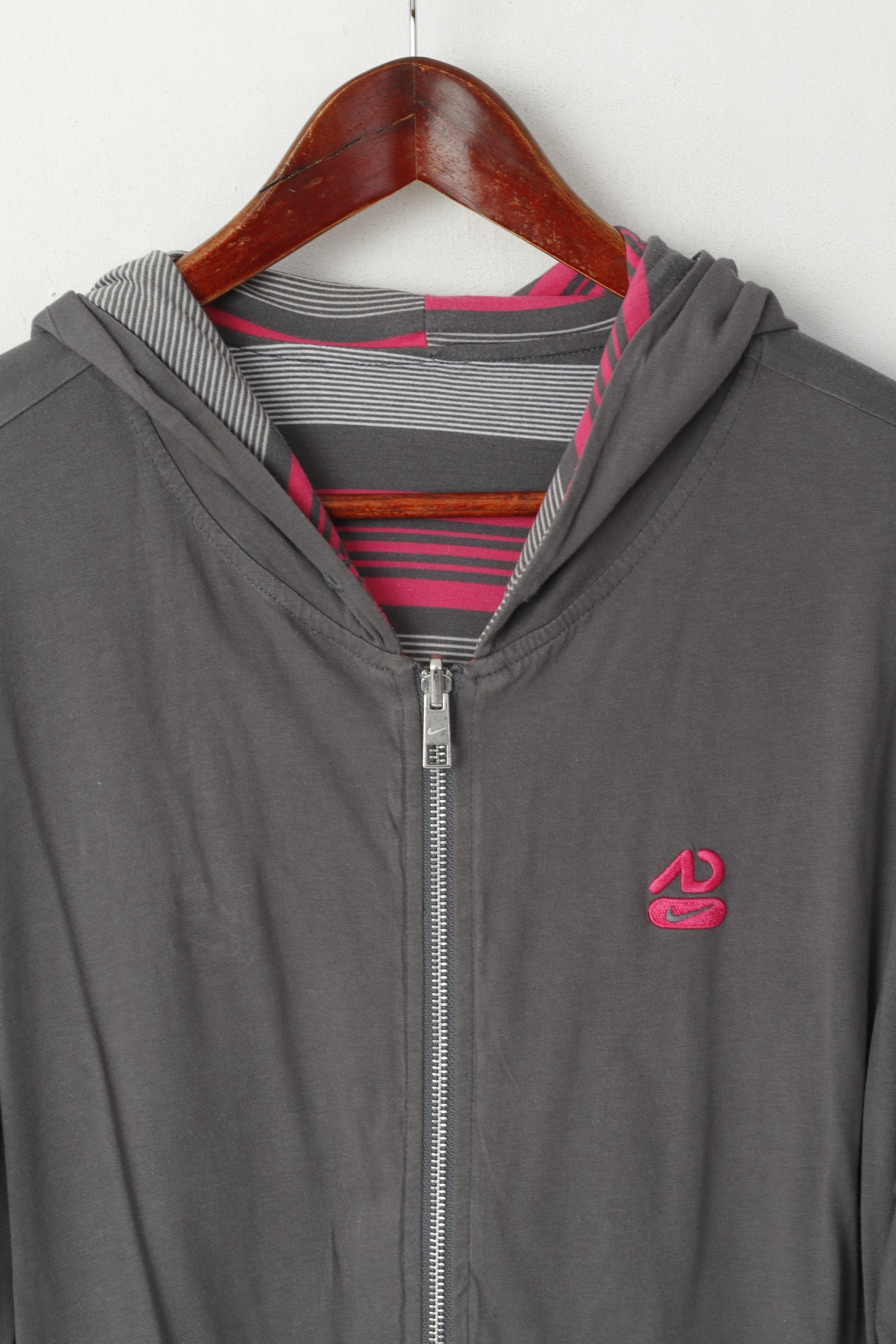 Felpa Nike Athletic Dept da uomo L Felpa grigia in cotone double face con cappuccio sportivo