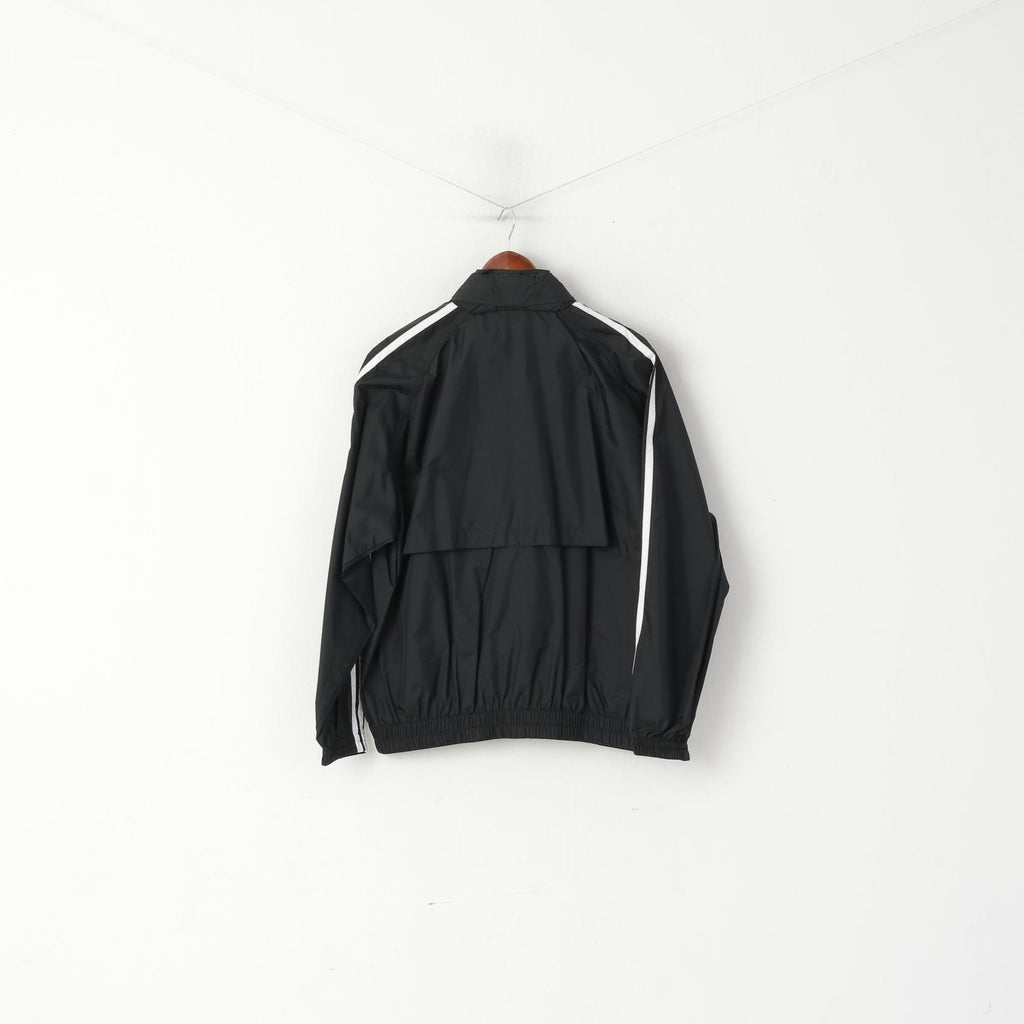 Warner Bros Studio Store Men S Jacket Black Lightweight Zip Up Hidden Hood Top