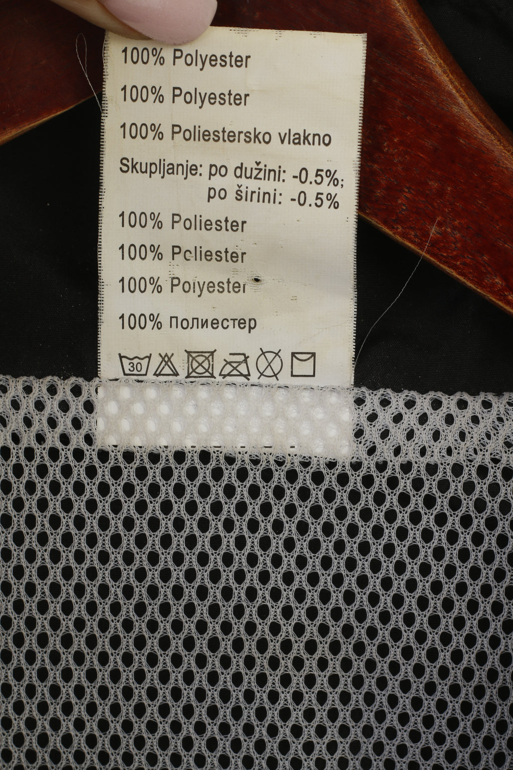 Giacca Trekker Sport da uomo XL nera vintage leggera abbigliamento sportivo con zip intera