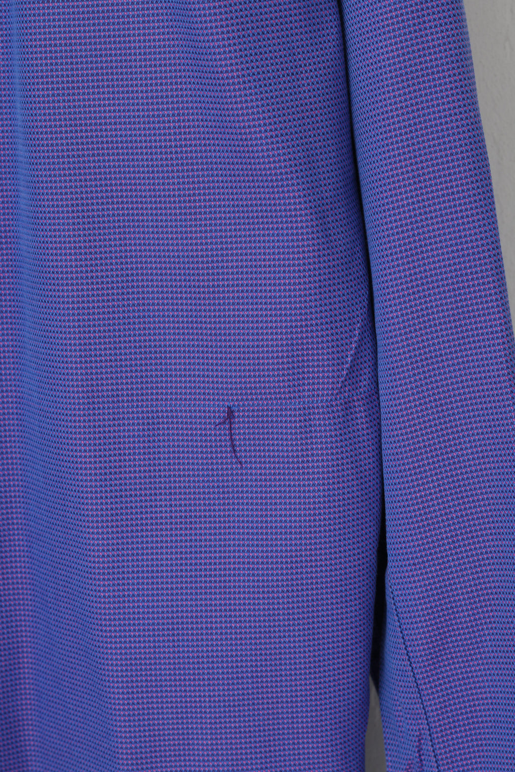 TM Lewin Men 16.5 38 XL Casual Shirt Long Purple Pink Cotton Long Sleeve Cuff Top