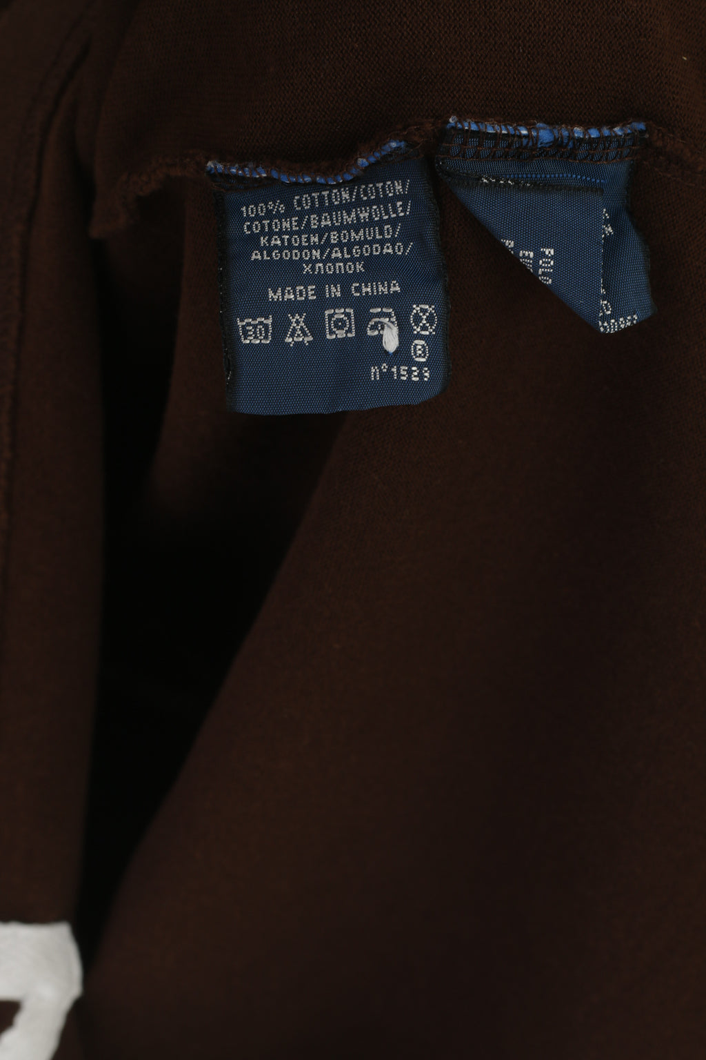 Ralph Lauren Women XL Polo Shirt Brown Vintage Cotton Long Sleeve Rugby Top