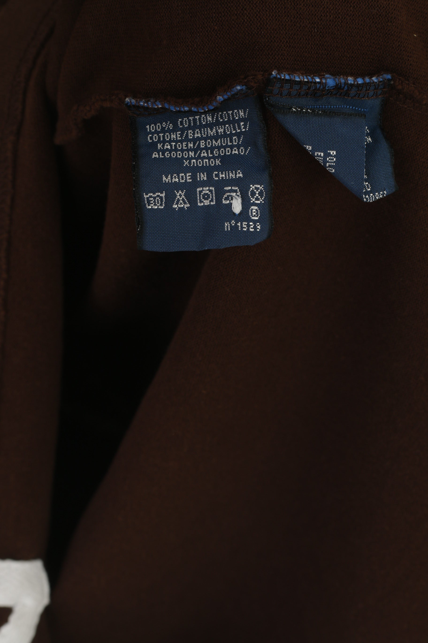 Ralph Lauren Women XL Polo Shirt Brown Vintage Cotton Long Sleeve Rugby Top