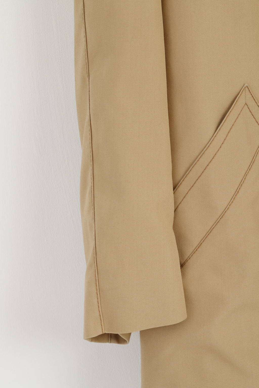 McLAREN Men 52 L Coat Beige Single Breasted Trevira Classic Soft PKZ Of Switzerland Top