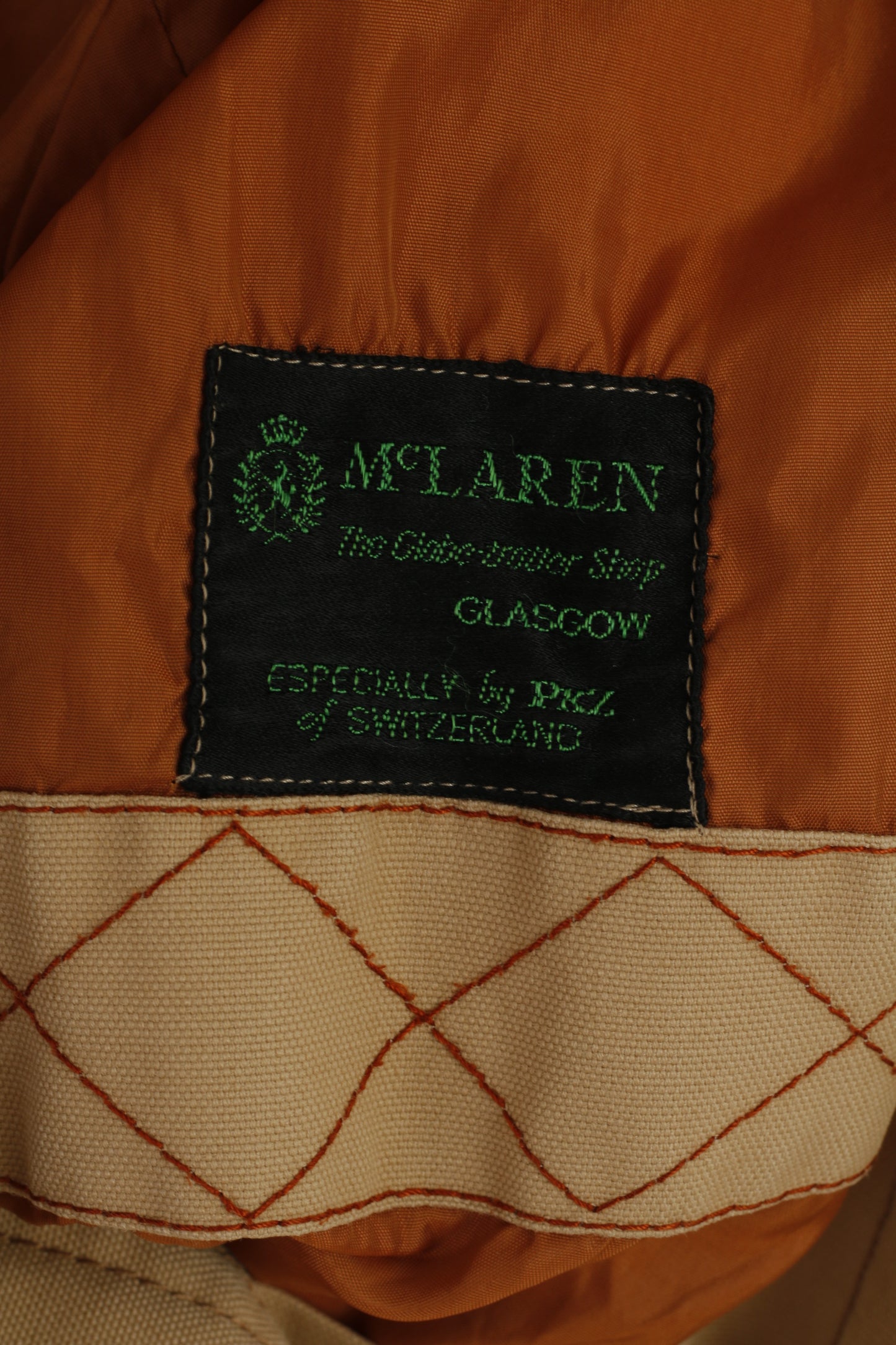 McLAREN Men 52 L Coat Beige Single Breasted Trevira Classic Soft PKZ Of Switzerland Top