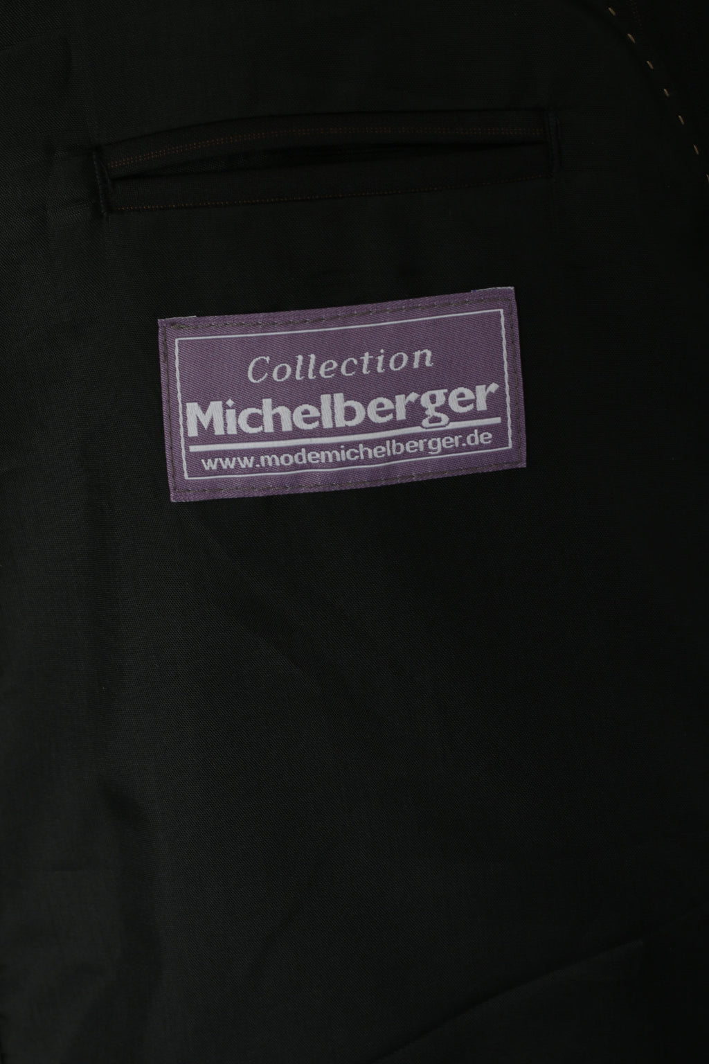 Michael Berger Collection Men 27 42 Blazer Black Striped Wool Single Breasted Jacket