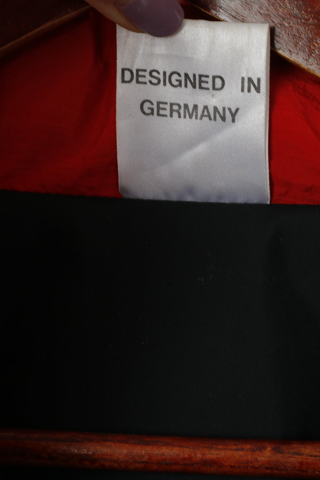 Giacca Van Hemert da uomo XL Navy Team Sport imbottita con cerniera intera e cappuccio nascosto