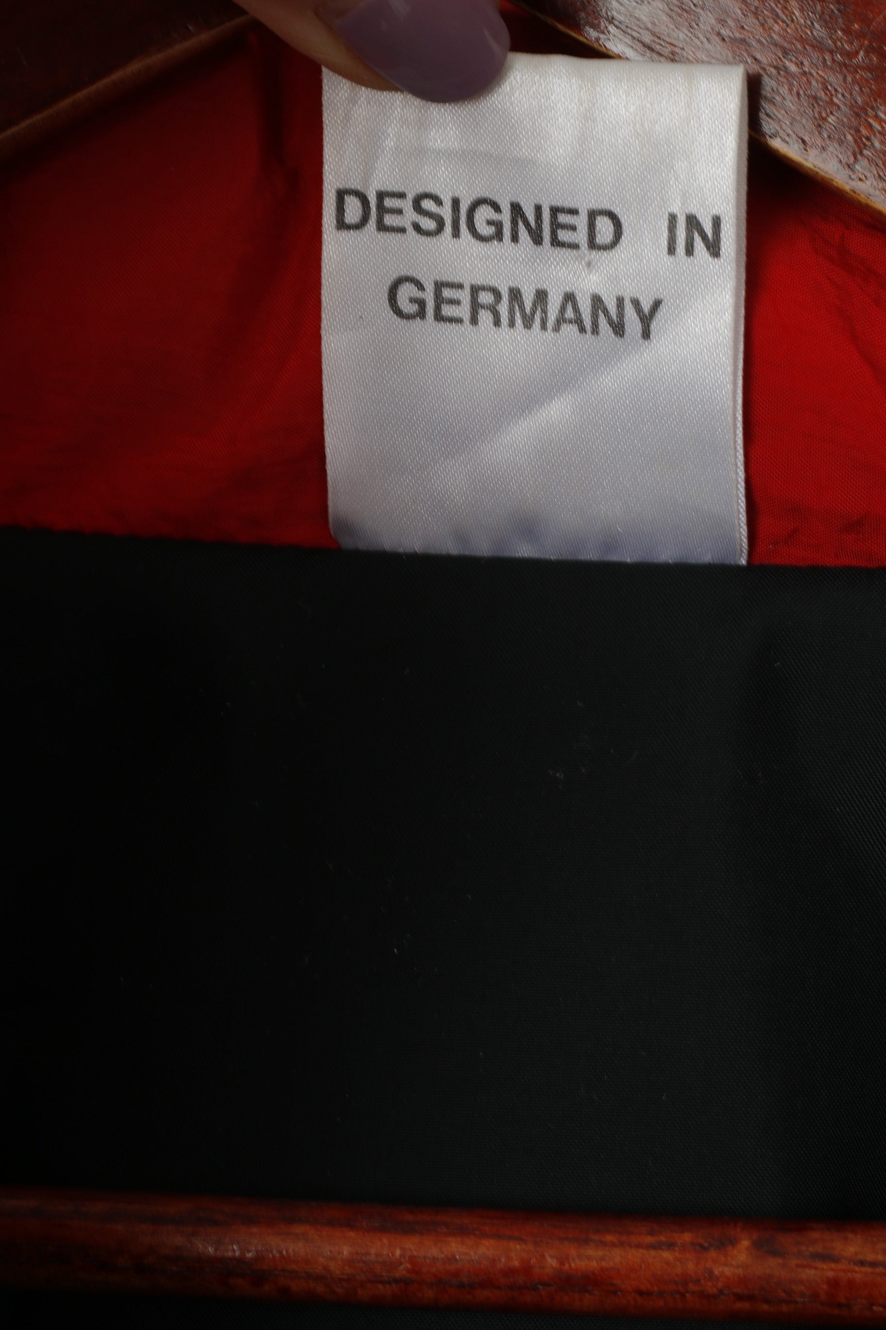 Giacca Van Hemert da uomo XL Navy Team Sport imbottita con cerniera intera e cappuccio nascosto