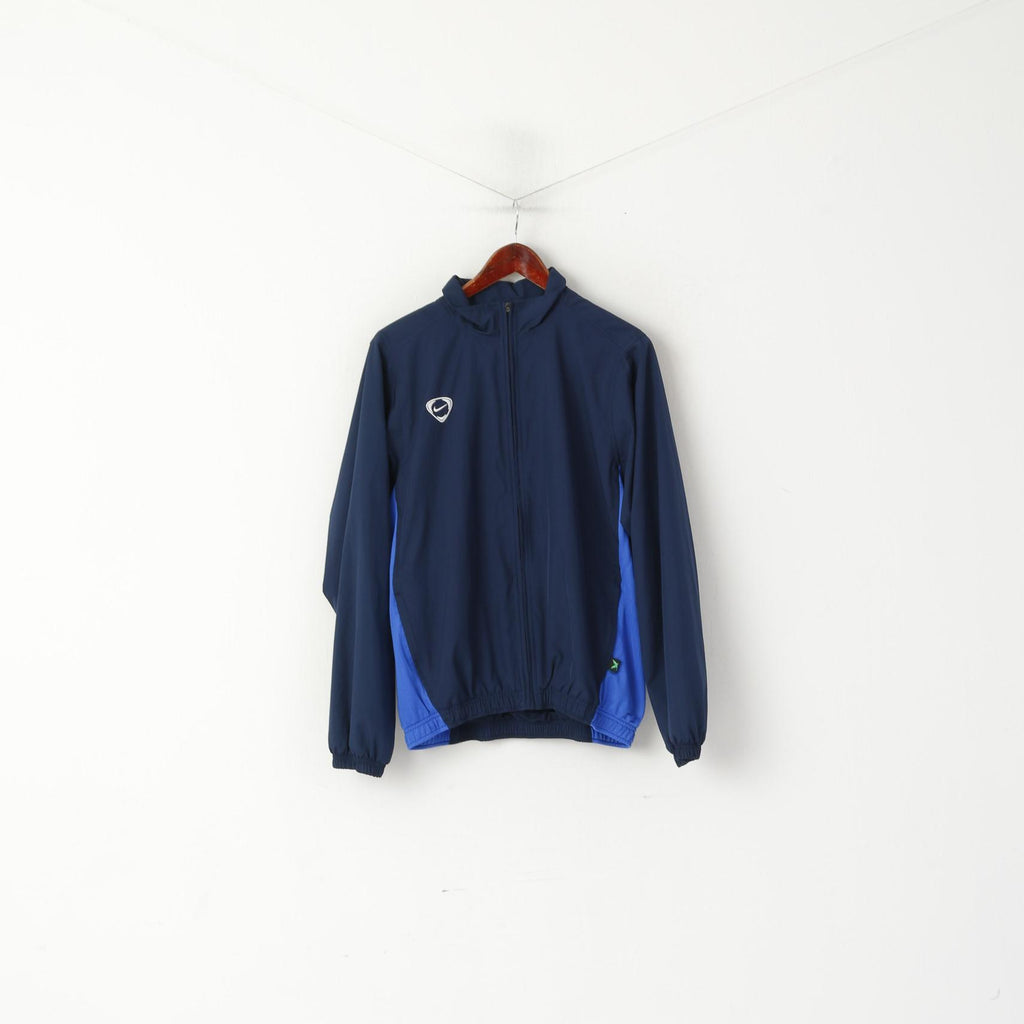 Giacca da uomo Nike M 178 blu scuro da allenamento con cerniera intera abbigliamento sportivo leggero
